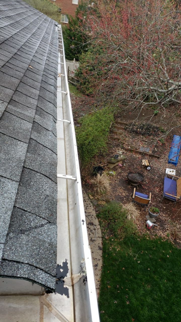 Gutter Cleaning using cleaner by G&H Home Tech Pros LLC