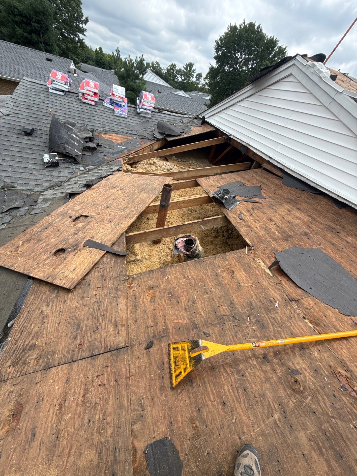 Apartment Complex Roof Replacement and Decking Repair in North Brunswick by JVW ROOFING