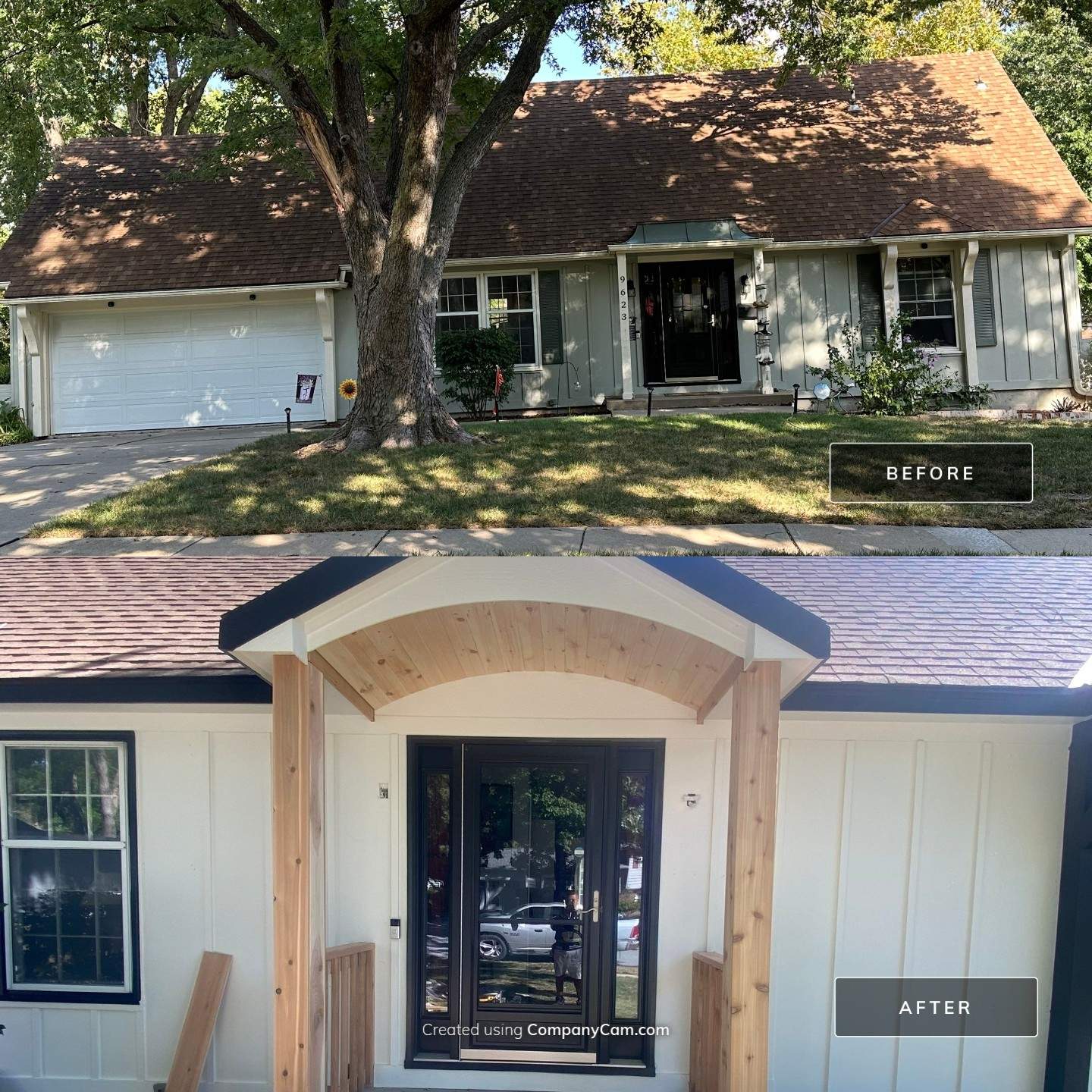 Complete Transformation: Stunning Exterior with cedar accents by Cougar Painting