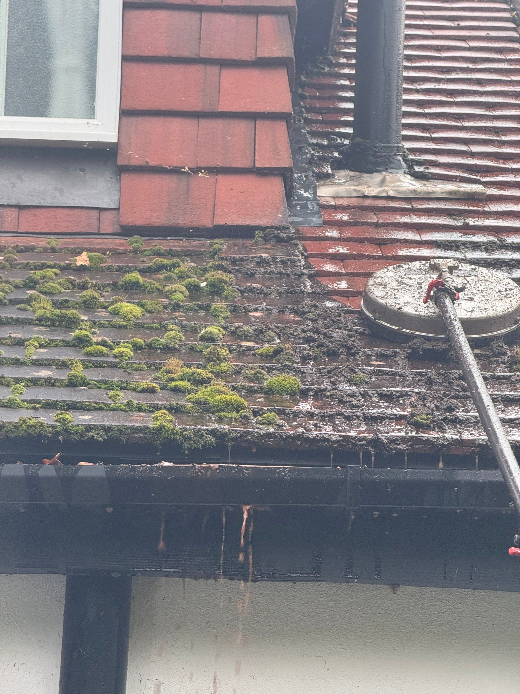 Roof and Patio Cleaning using Honda 15lpm Low Pressure Washing Machine by Ges Exterior Cleaning ltd