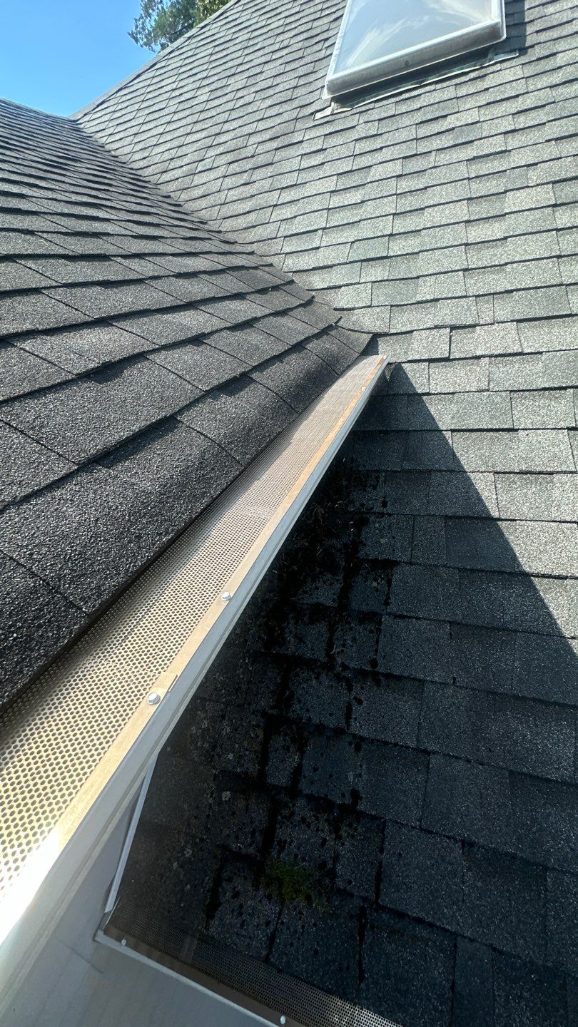 Cleaning and Microguard Installation. by Above All Gutters 