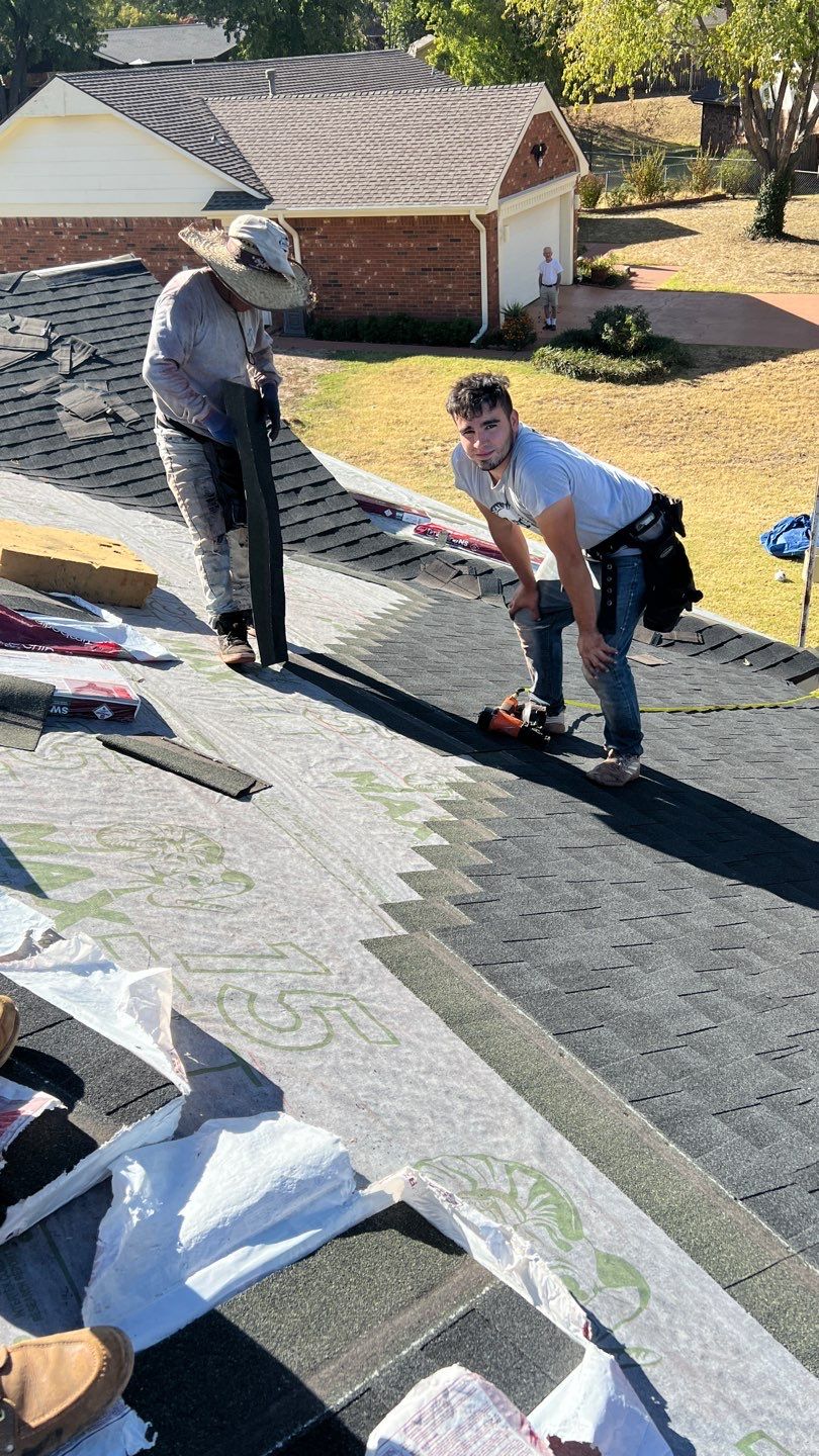 Residential Roofing Installation using GAF Natural Shadow  by A & H Roofing and Contracting