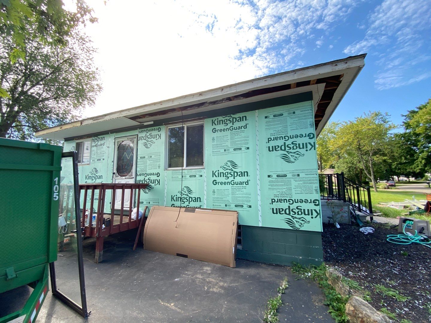 Siding Replacement using Smokey Grey by 180 Contractors