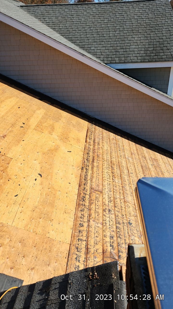 Residential Roofing Installation using Owens Corning TruDefinition Estate Gray by A Plus Exterior