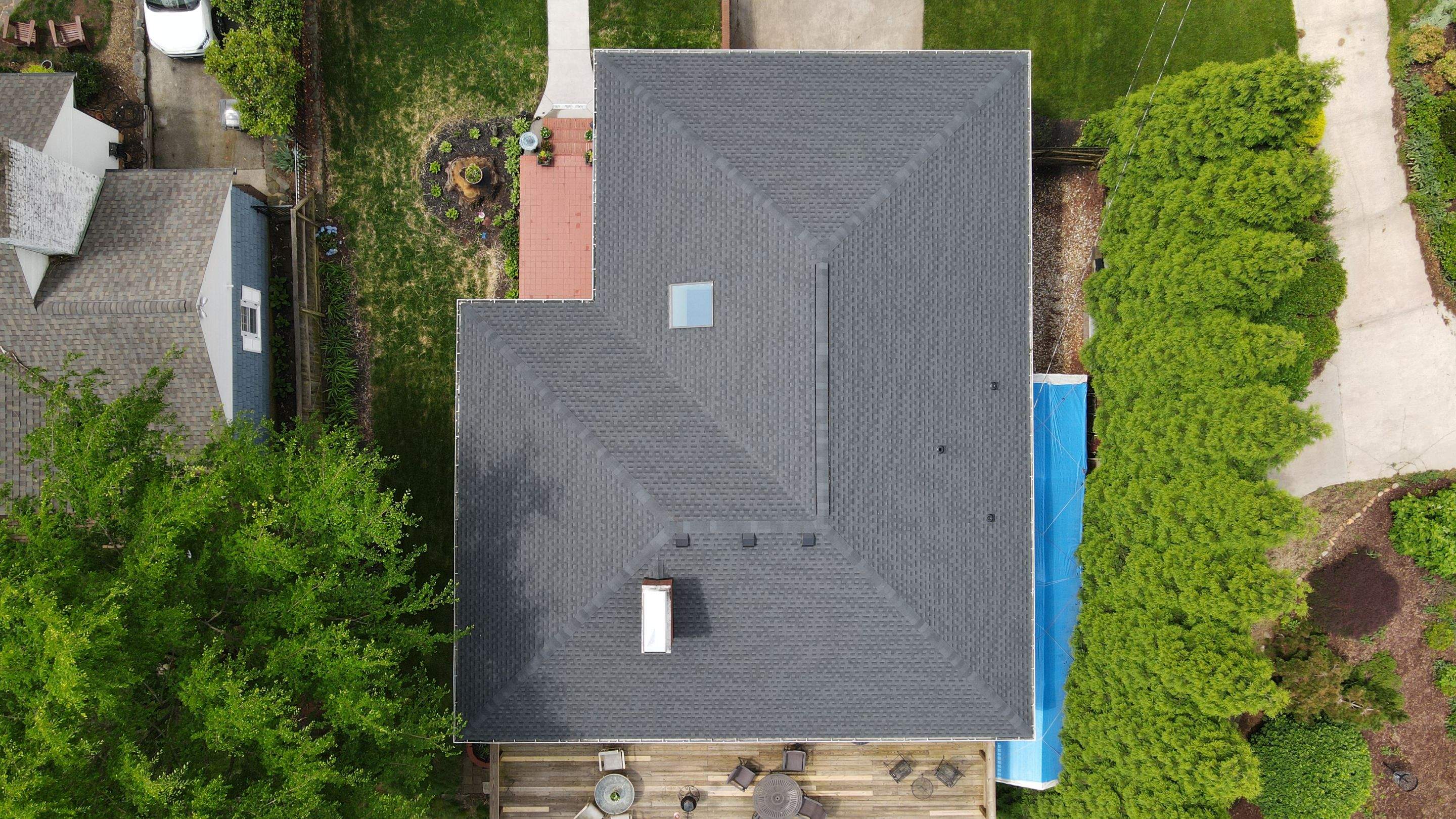 Residential Roofing Installation using GAF Timberline HDZ Charcoal by RISE Roofing & Restoration, LLC