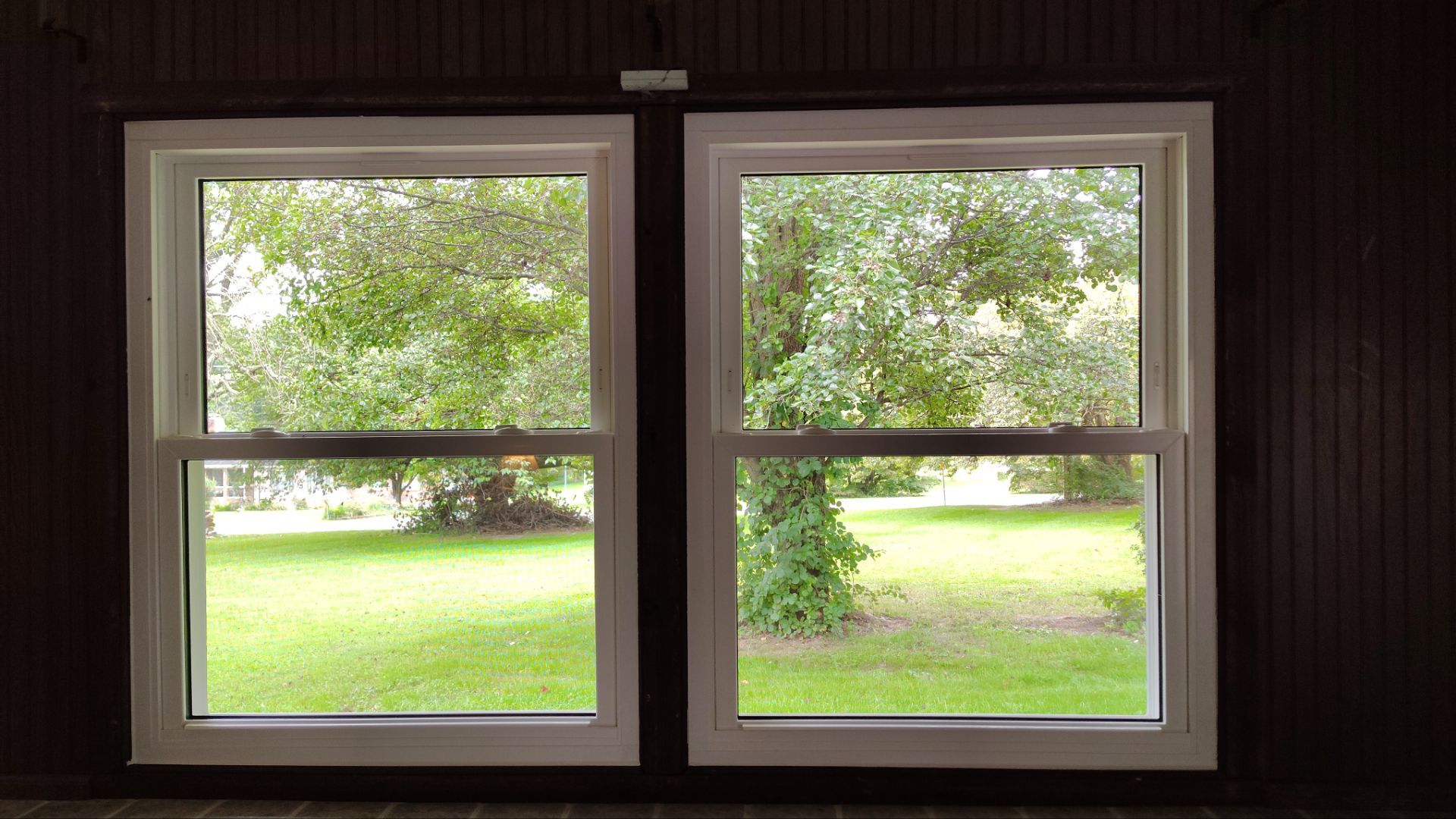 Patio Door and Twin Double Hung Unit by Aspen Home Improvements