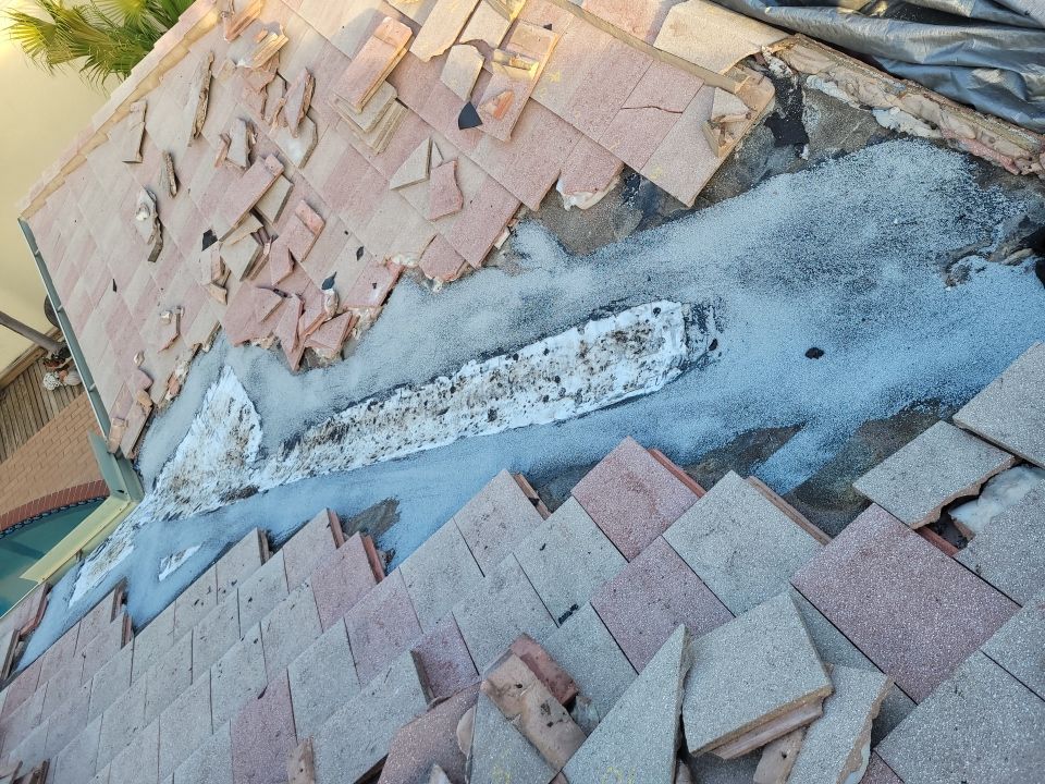 Concrete Tile Roof Repair using Concrete tile by Aastro Roofing