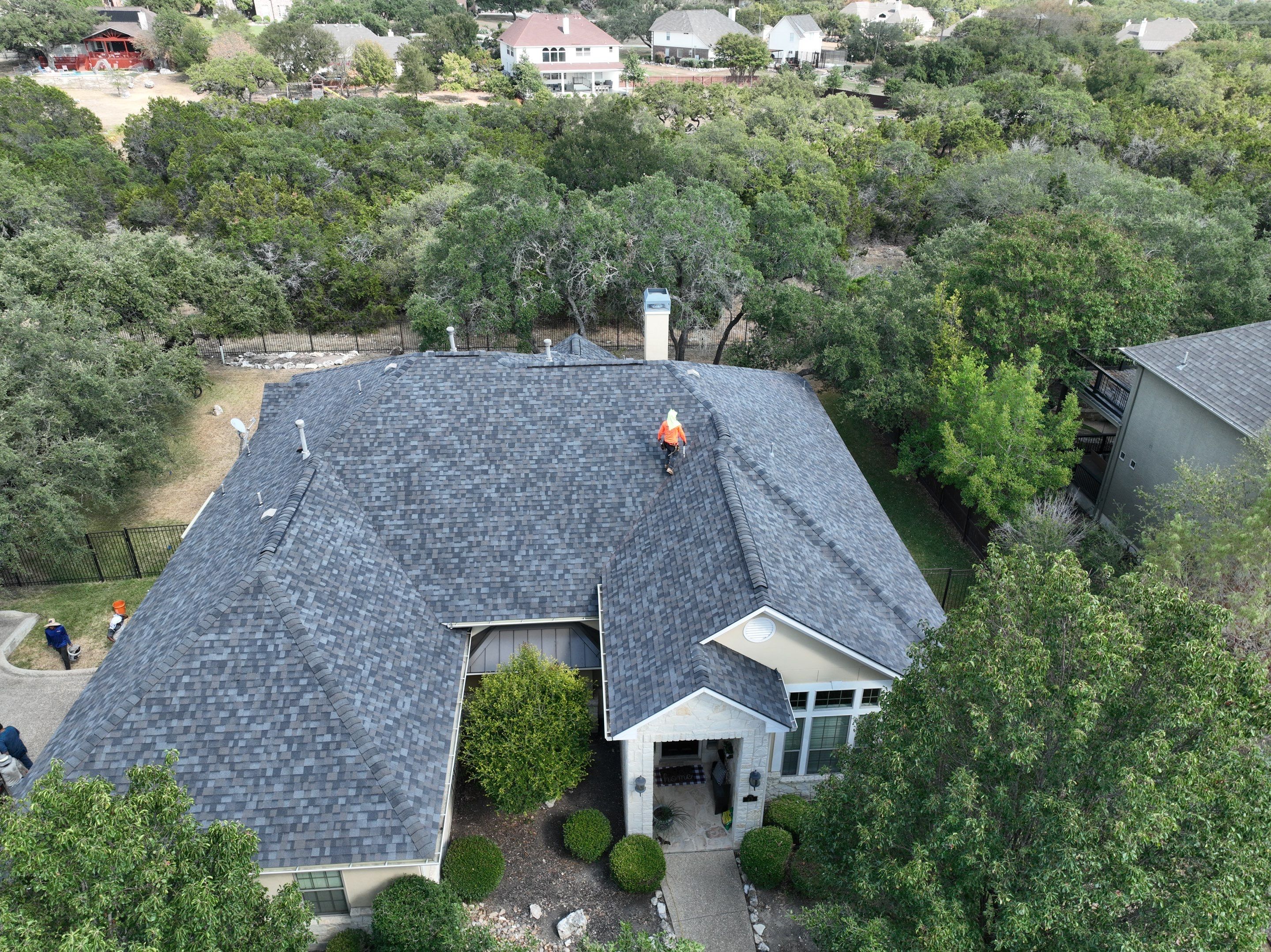 Residential Roof Replacement using Owens Corning Duration Designer 30 Year Laminate Shingle  by Premier Roofing and Contracting