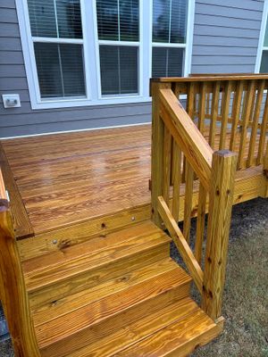 Wood Deck using Wood Sealant