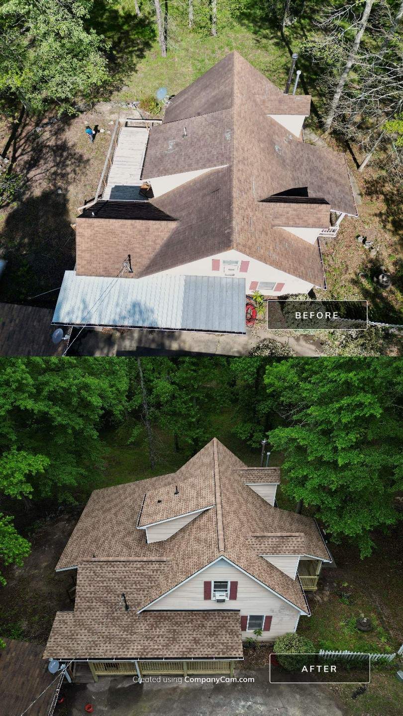 Roof Replacement and cover porch  by Deerfield Roofing LLC