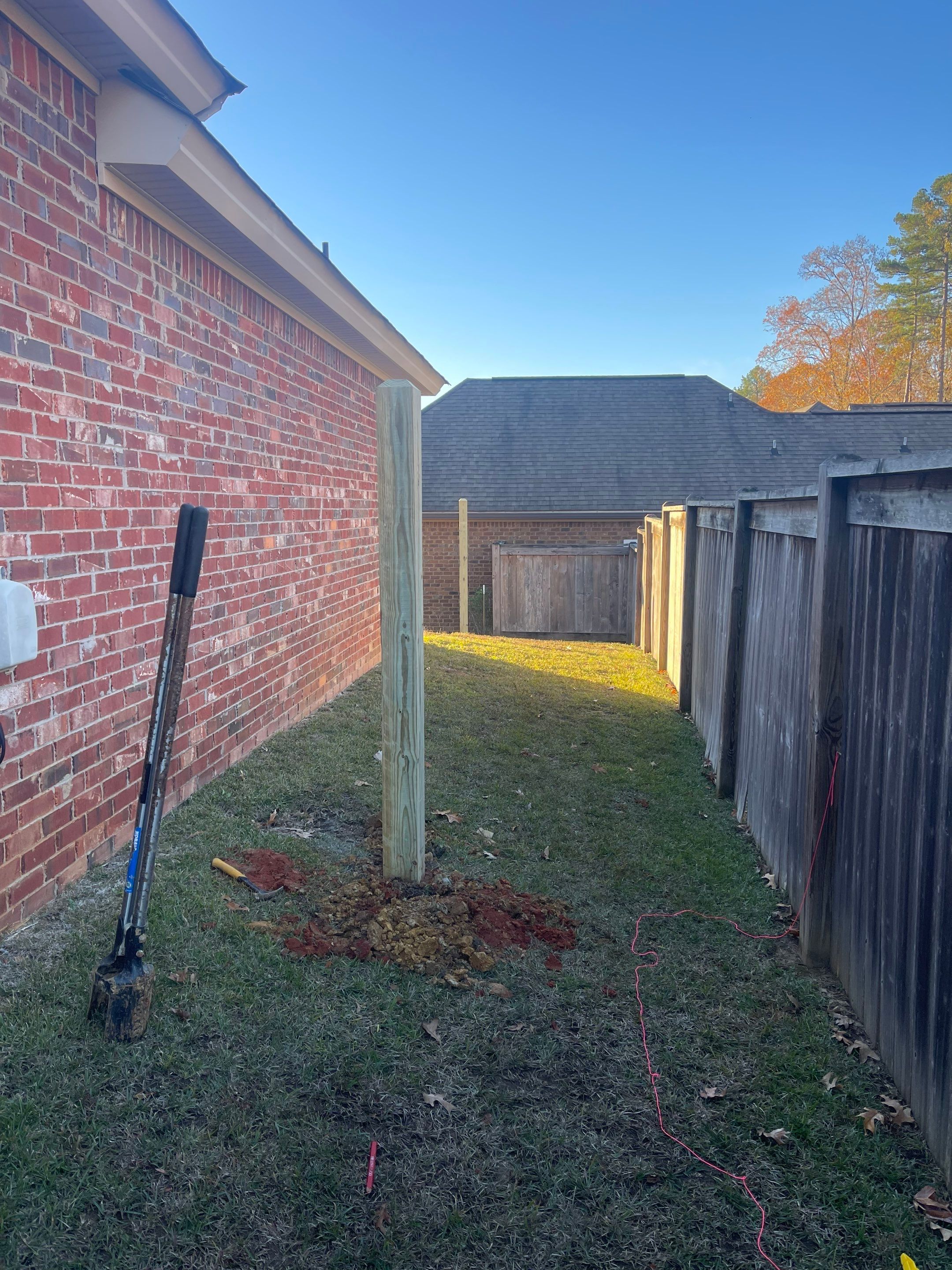 8ft Cedar Good Neighbor Fence by Roberson Construction LLC