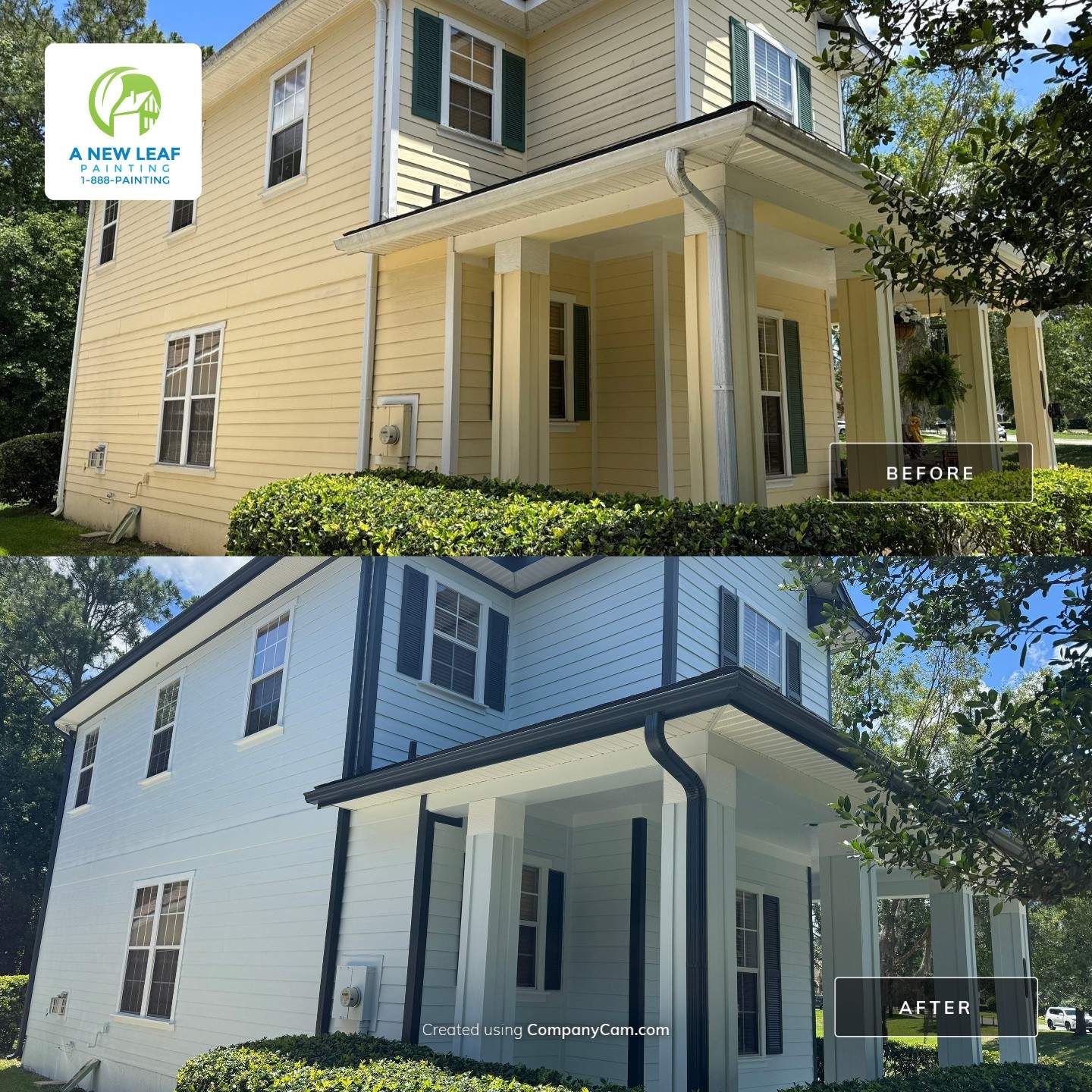 Exterior House Painting in Hampton Park Jacksonville, FL 32256 by A New Leaf Painting, LLC
