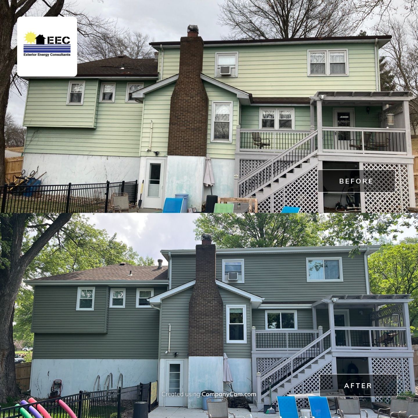 Siding Installation using Cypress by EEC Windows, Siding & Roofing