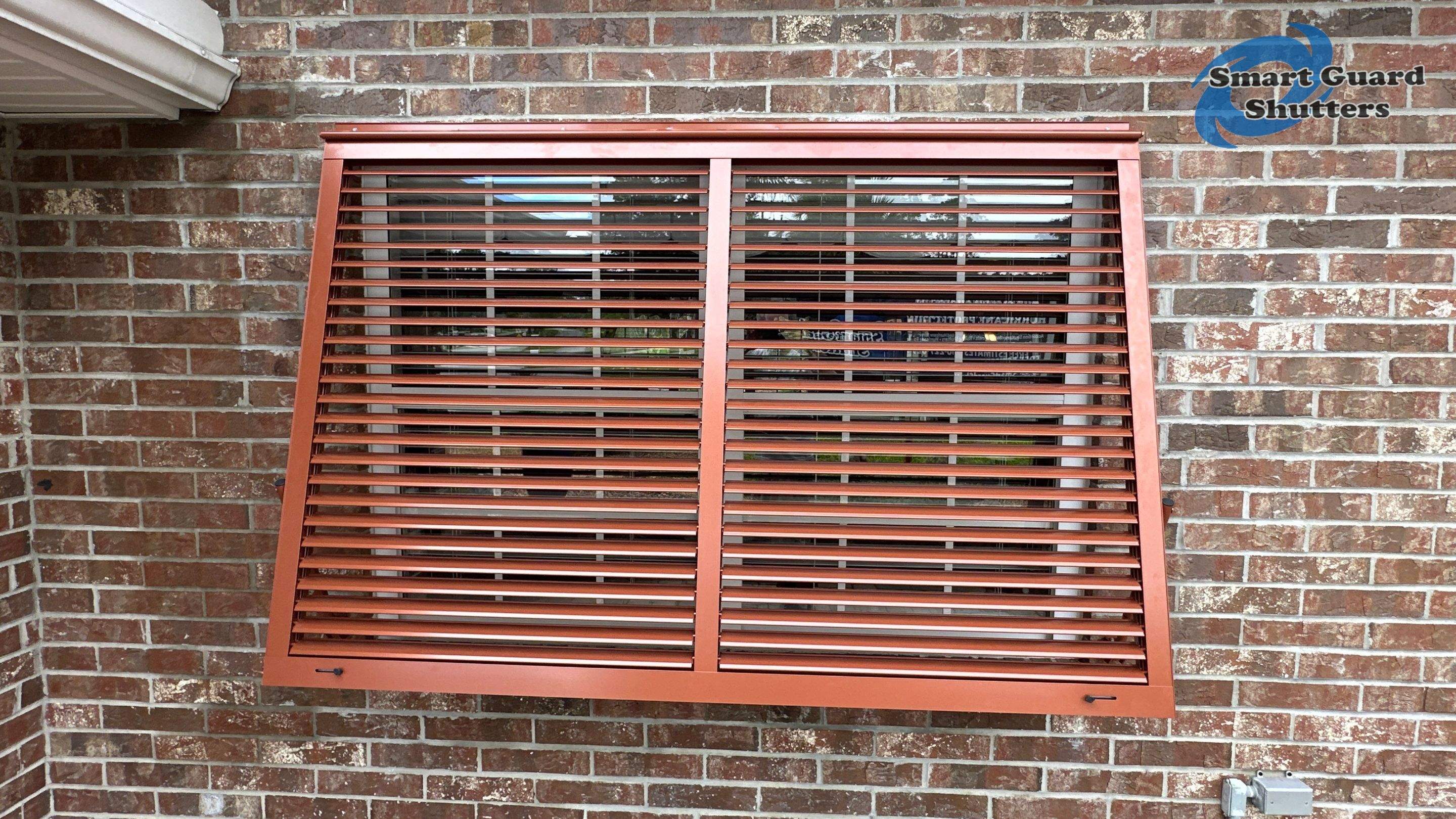 Impact Bahamas in Pearl Copper  by Smart Guard Shutters