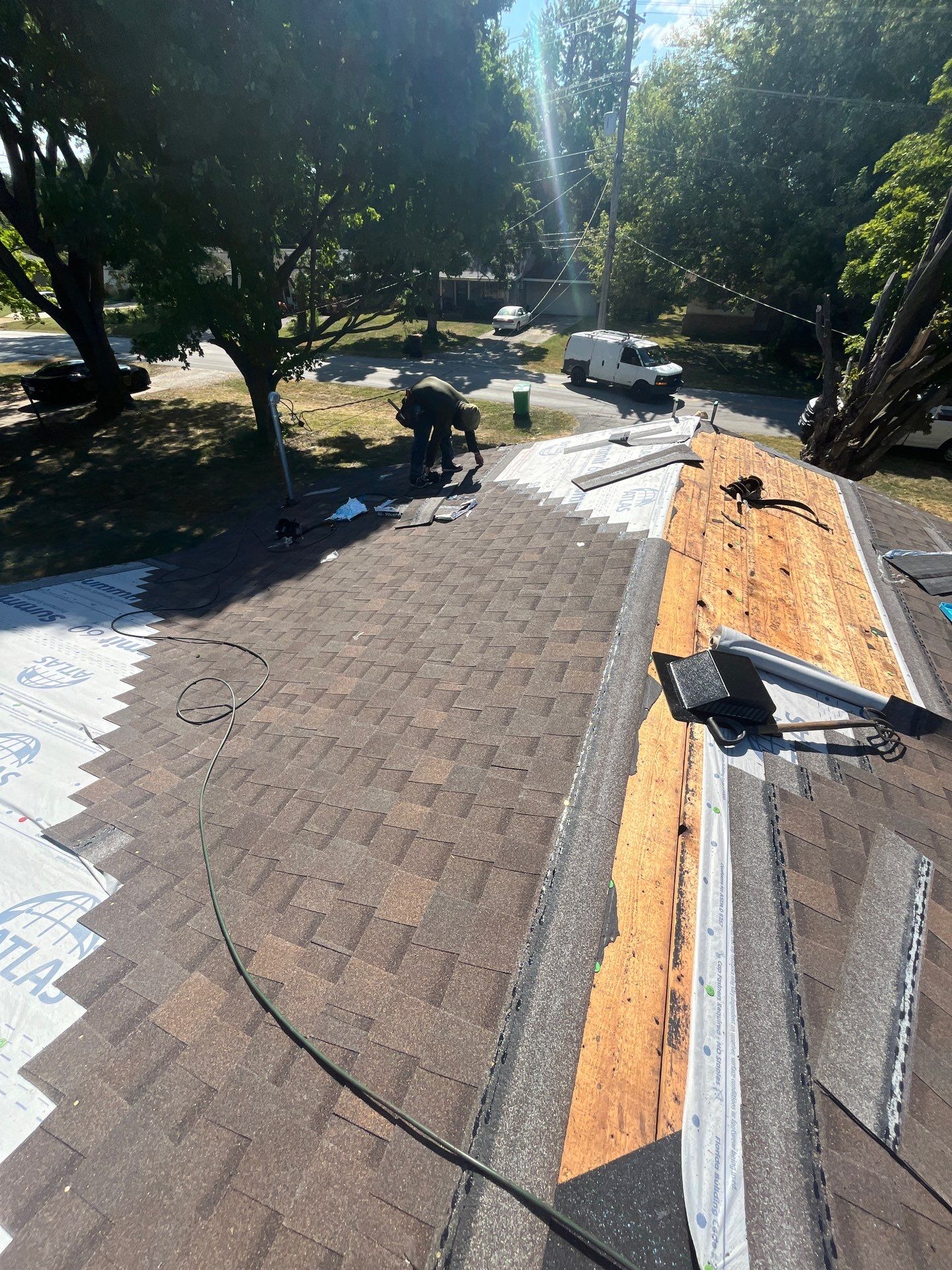 Residential Roofing + Gutters & Downspouts Install  by Titan Commercial & Residential Roofing 