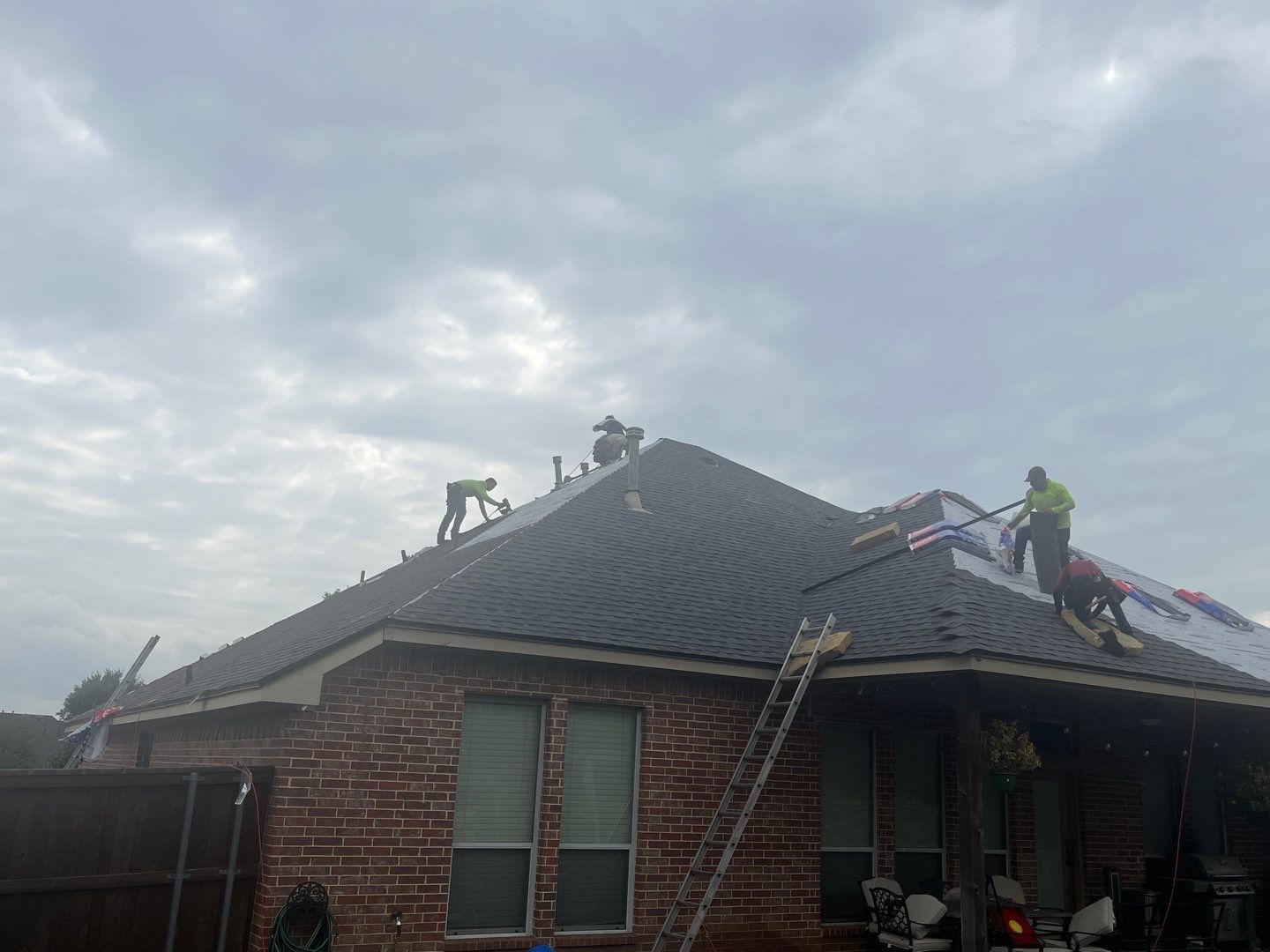 Full Roof Replacement in Mansfield Texas - GAF MasterElite Golden Pledge 25 year Warranty by First United Roofing & Construction