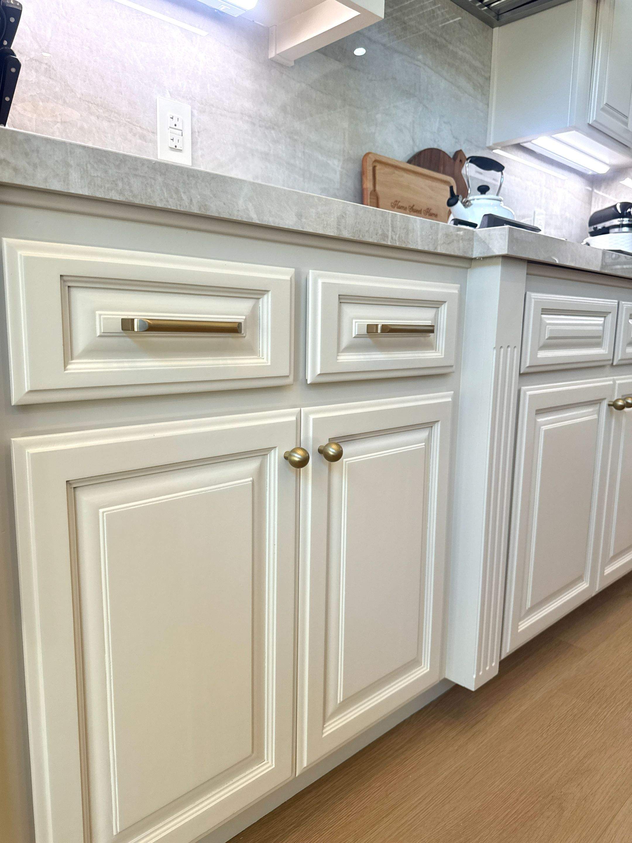Kitchen Cabinet Painting Project in Ripon, CA by Lancaster Painting