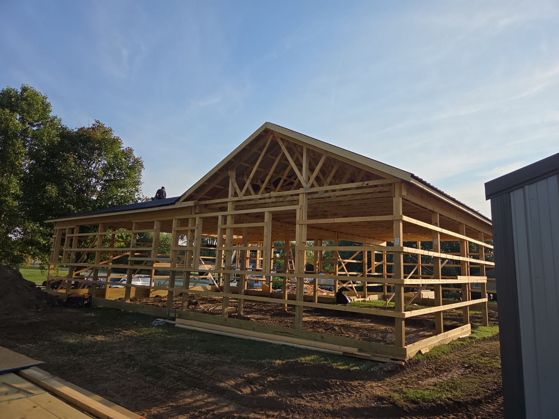 Custom Pole Barn Home by The Barn Builders