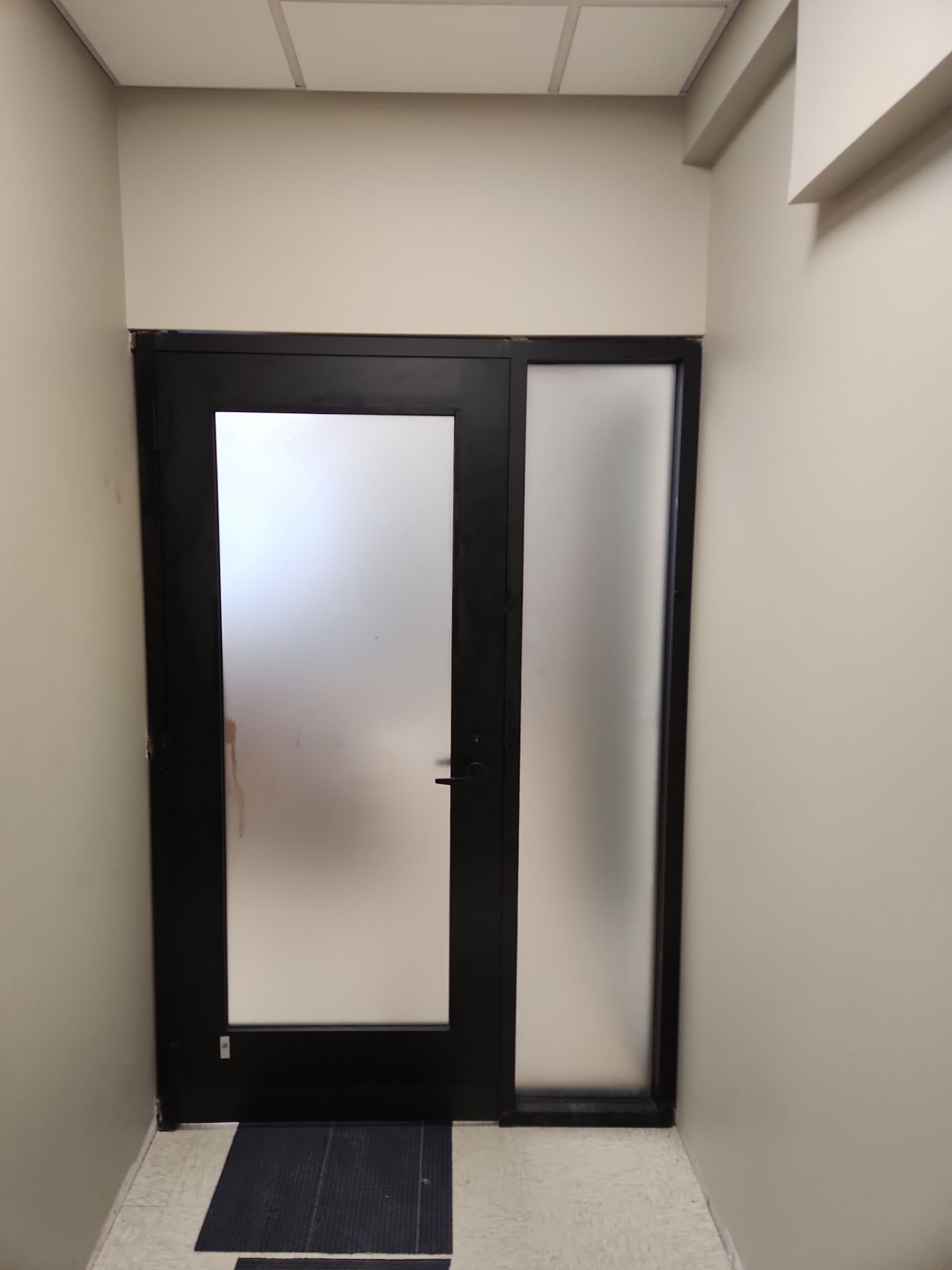 Commercial Storefront Window Install using Storefront by Service Glass Inc