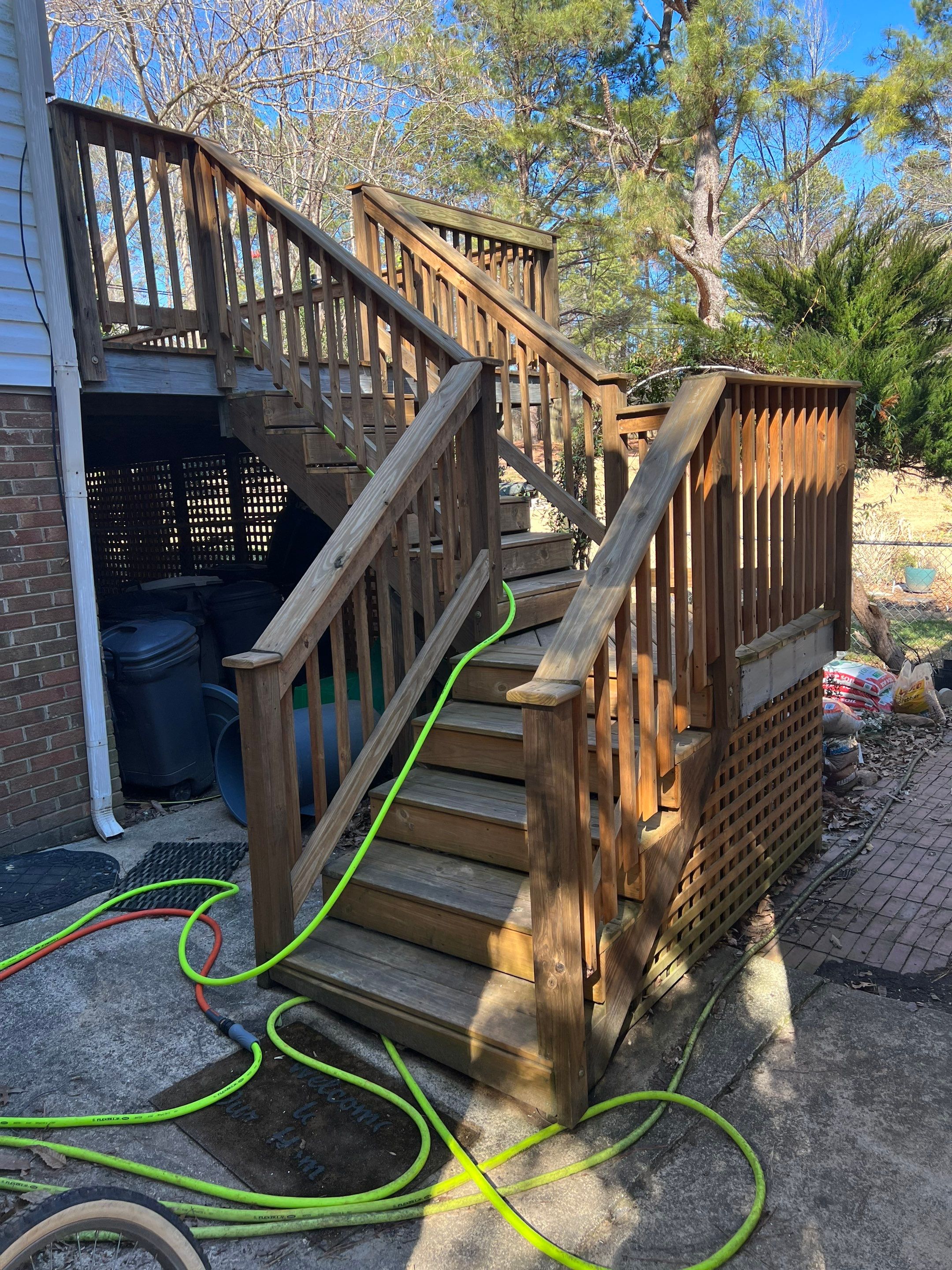 Coated Deck using Wood Sealant by DuraSeal