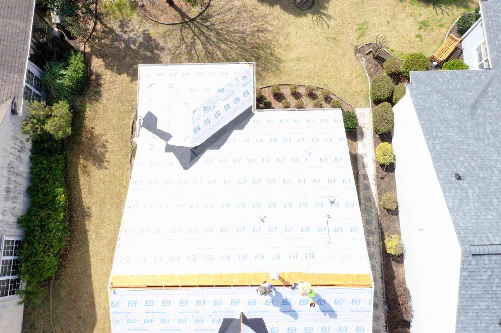 Residential Roofing Installation using Owens Corning® Oakridge Tru-Def Desert Tan by Indigo State Roofing