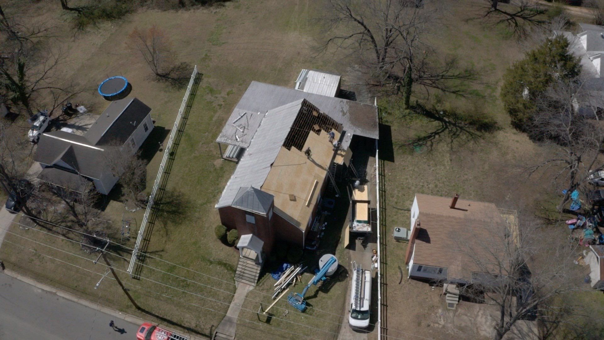 Primitive Baptist Church using Standing Seam Metal by Just In Time Roofing and Restoration