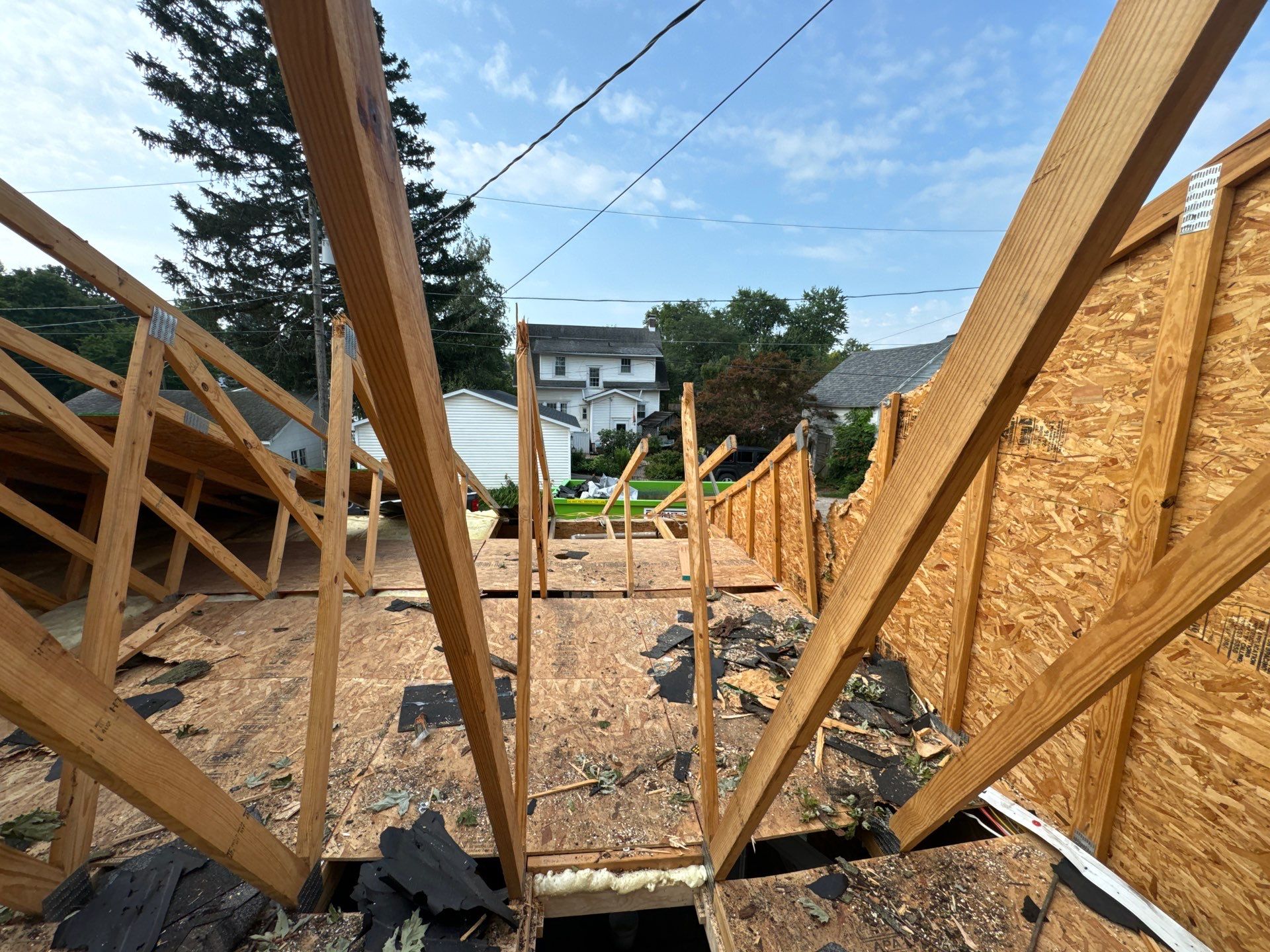 Residential Roofing Installation using GAF Timberline HDZ Shingles by Zephyr Roofing