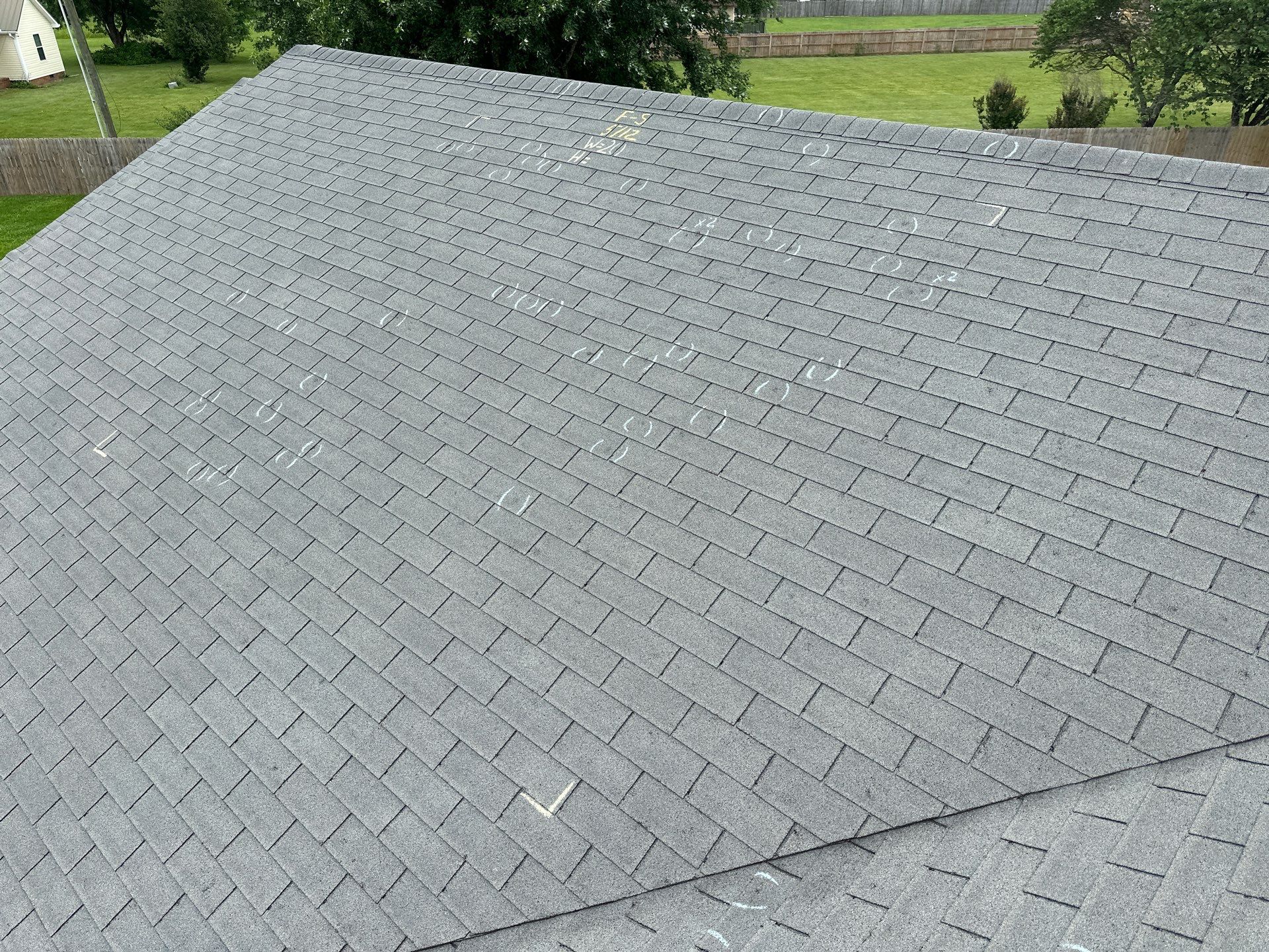 Solid Hail Damage - 3 Tab by Paragon Roofing