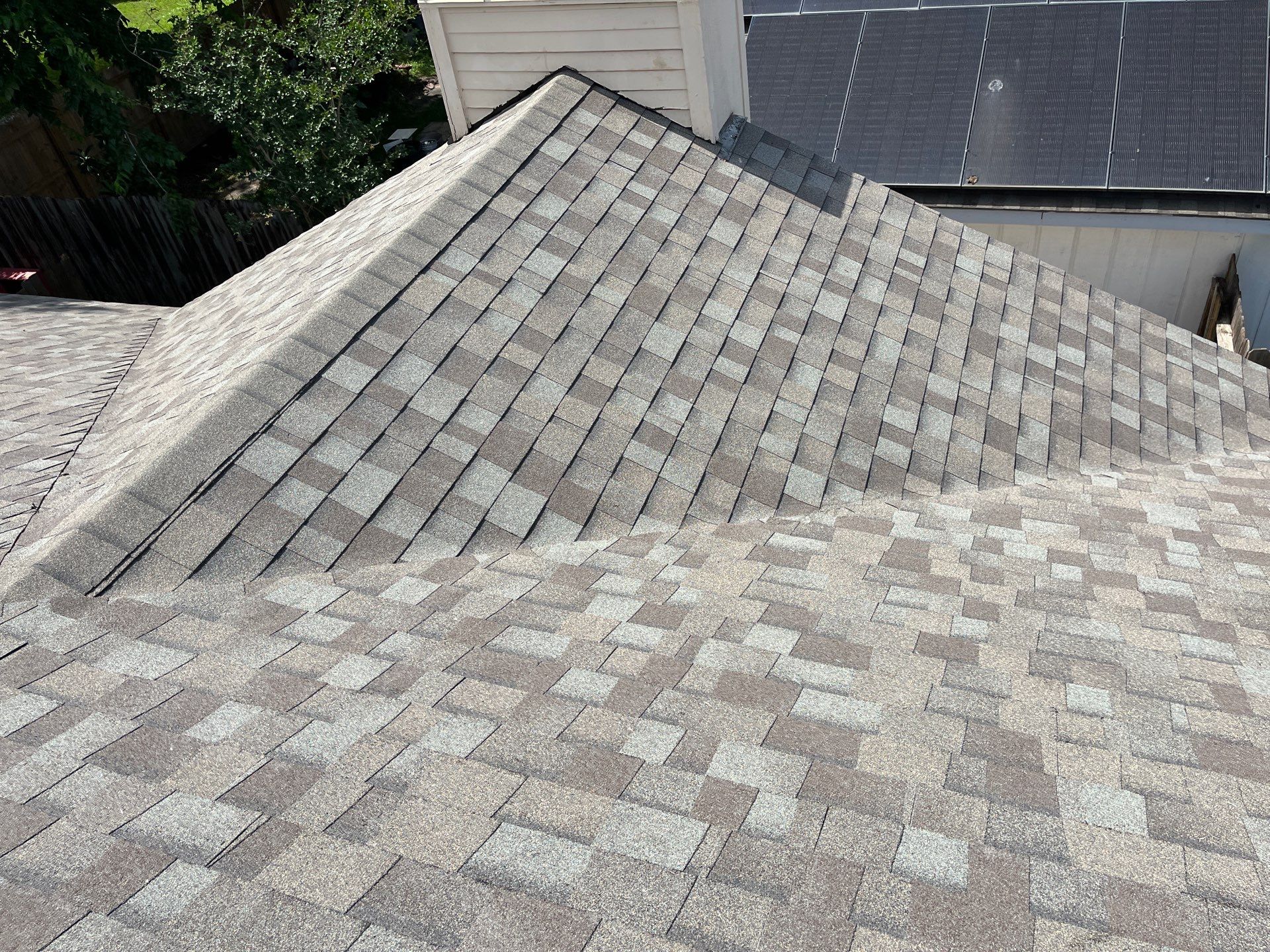 Residential Roofing Installation using Owen's Corning Duration (Lifetime) Shingles by Roof Repair Company
