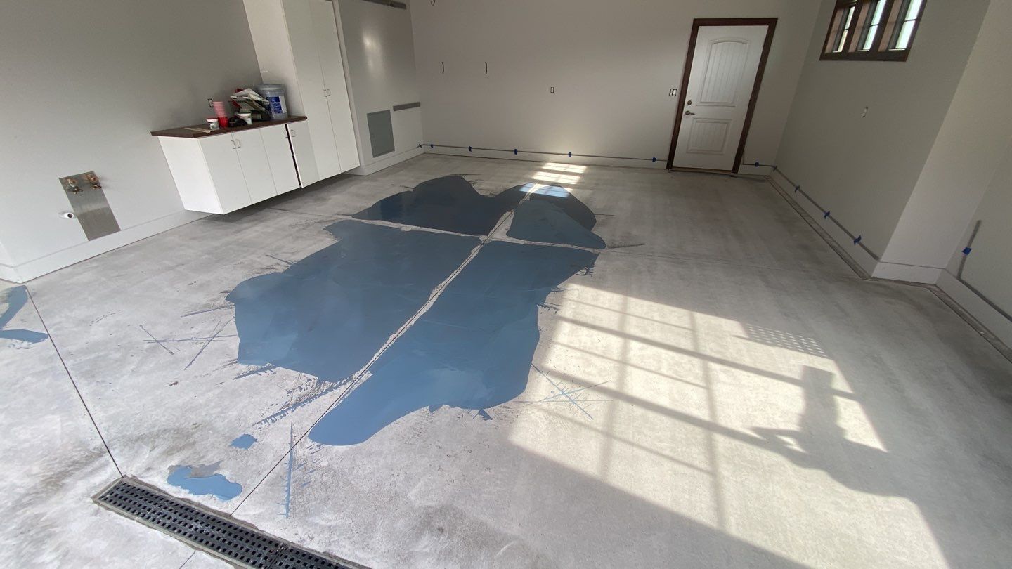 Garage using Pebble Beach by Select Painting, Coatings & Garage Cabinets