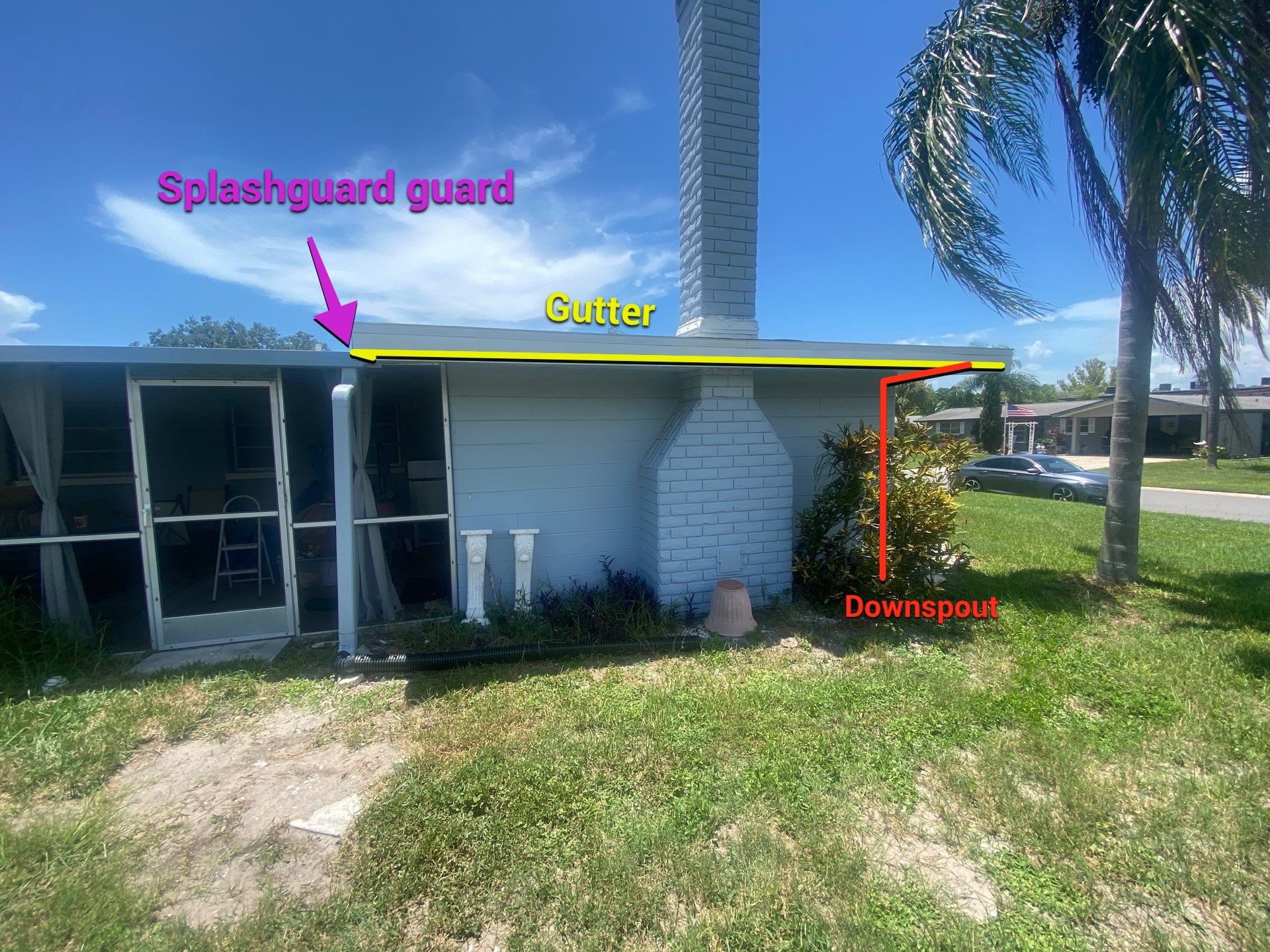 Residential Gutter Upgrade in Sarasota FL by Gutter Professors