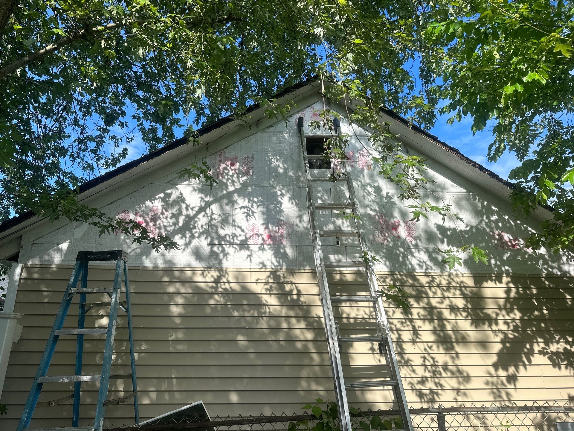 Siding Installation using CertainTeed Mainstreet Vinyl Siding - Savannah Wicker by A Plus Exterior
