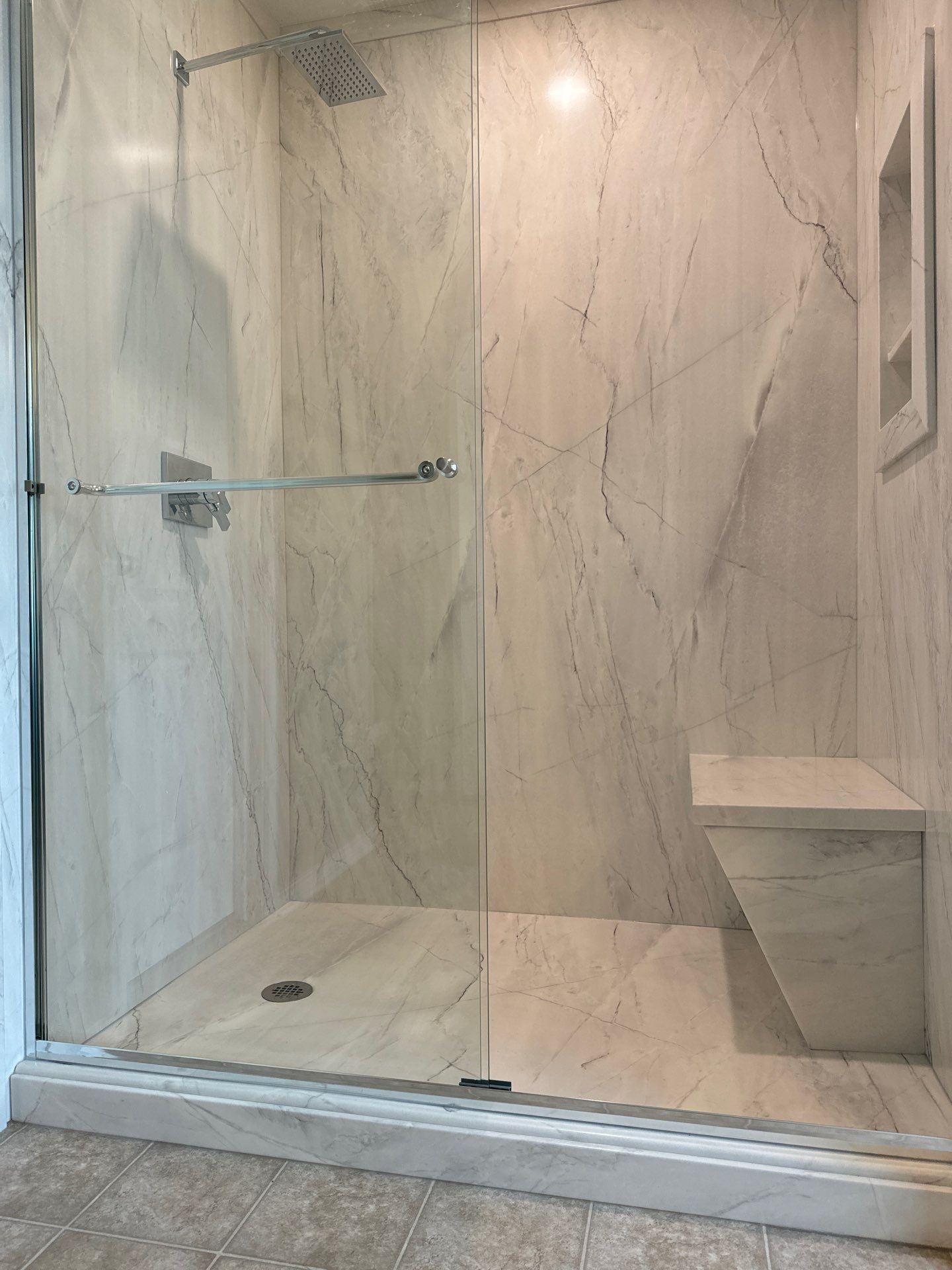New Walk in Shower in Kyle by Lane Lauritsen - The Hill Country, Texas