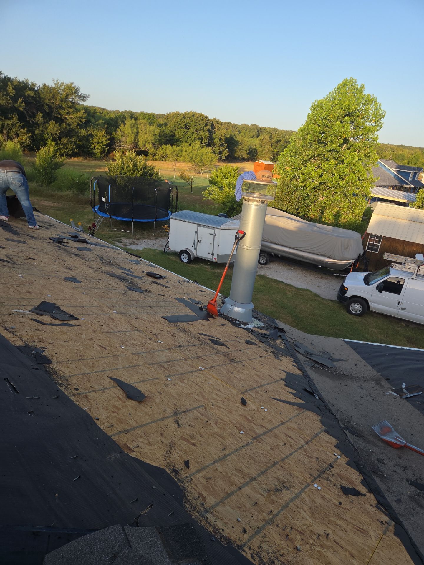 Project in Weatherford by Lonestar Roofing and Restoration LLC.