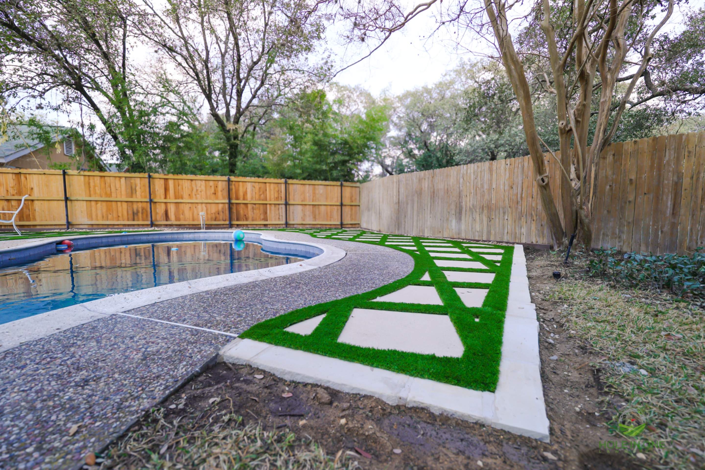 Hunters Creek, San Antonio Tx. by Hole In One Lawns, LLC
