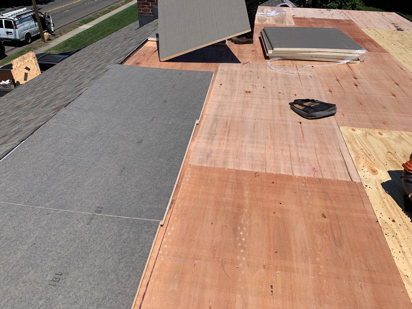 Residential Roofing Installation using Owens Corning Duration Driftwood by A Plus Exterior