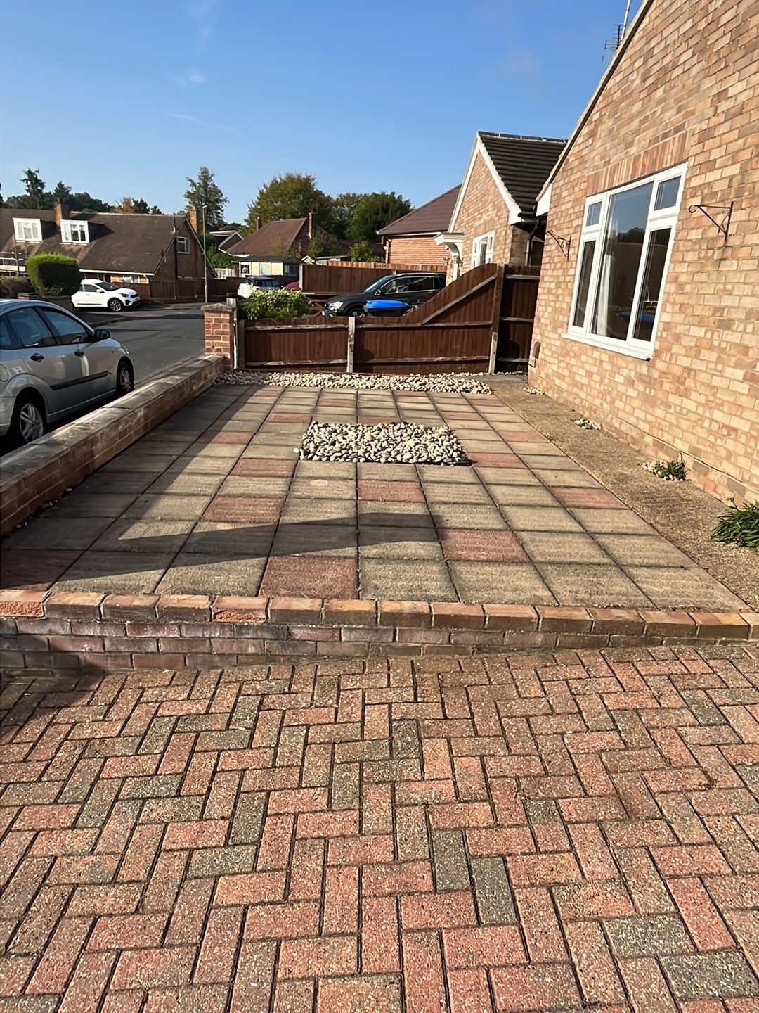 Driveway And Patio Clean using honda 21 ltr/min by Ges Exterior Cleaning ltd