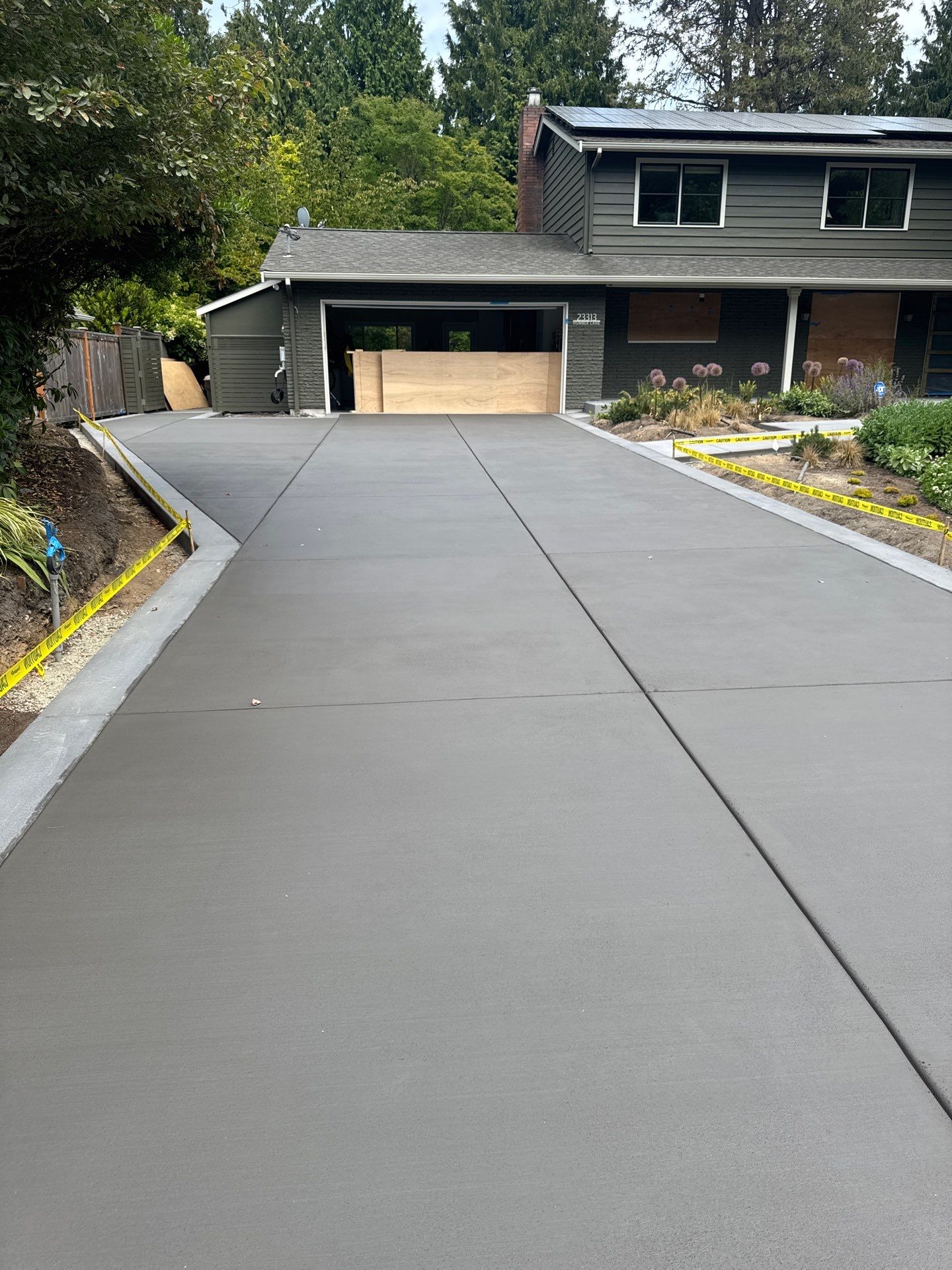 Concrete Driveway Makeover | Edmonds  by Jireh Asphalt & Concrete Inc 