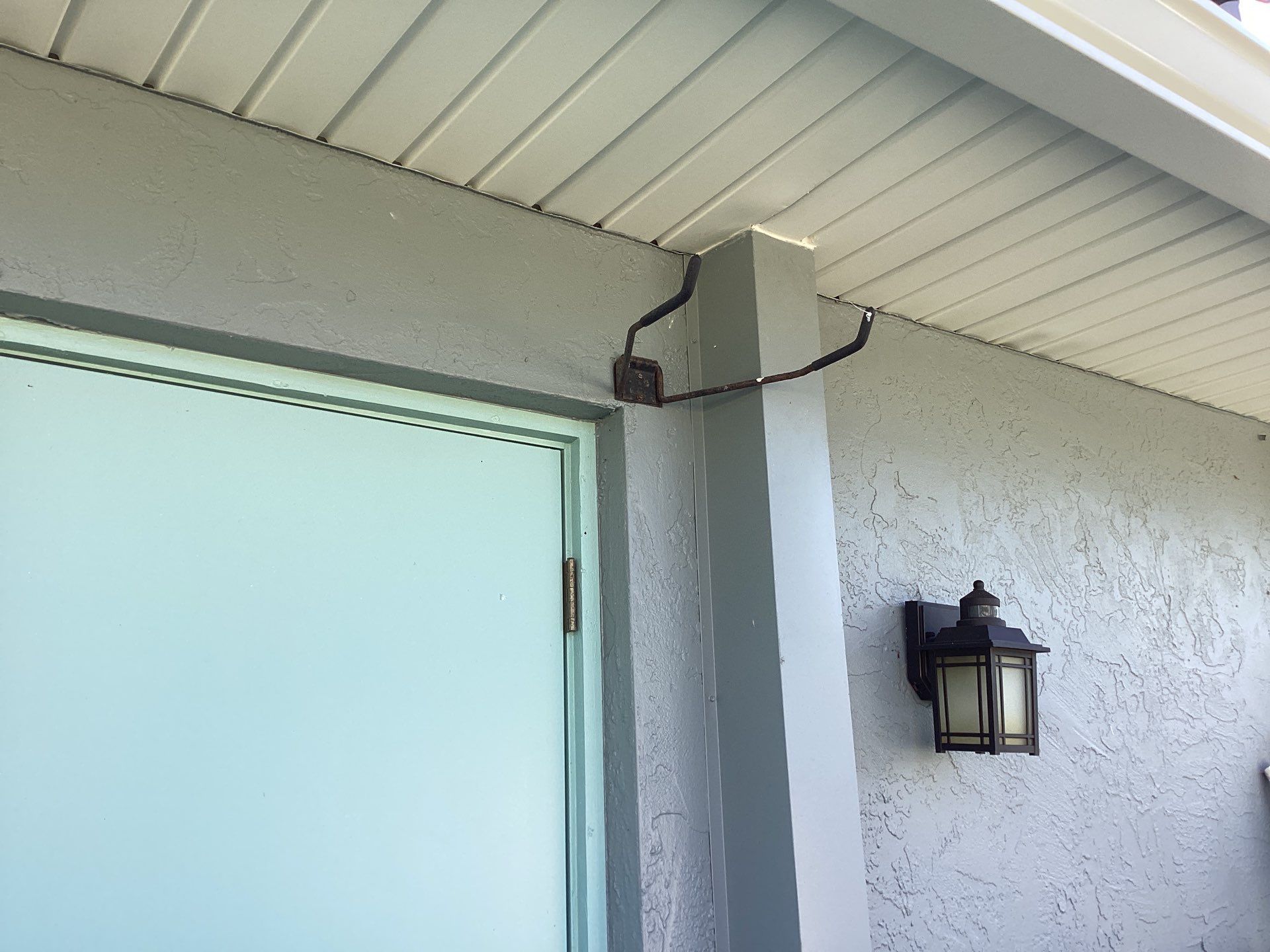 Soffit and Fascia Installation using White Vinyl Soffit in Cape Coral FL by Gutter Professors