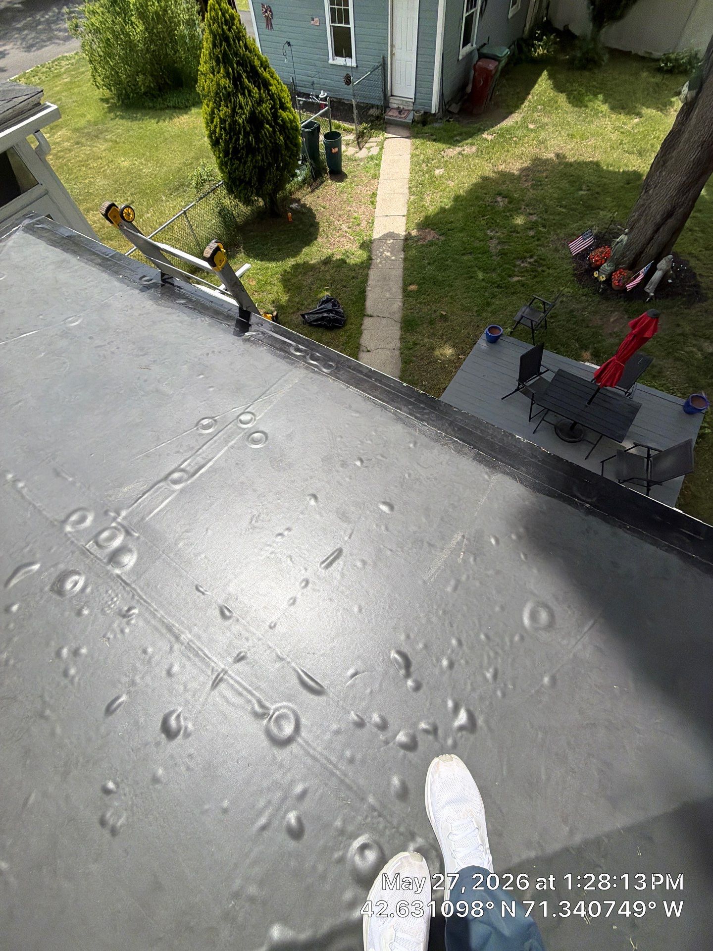 EPDM Flat Roof Replacement by Mighty Dog Roofing of Greater Middlesex County