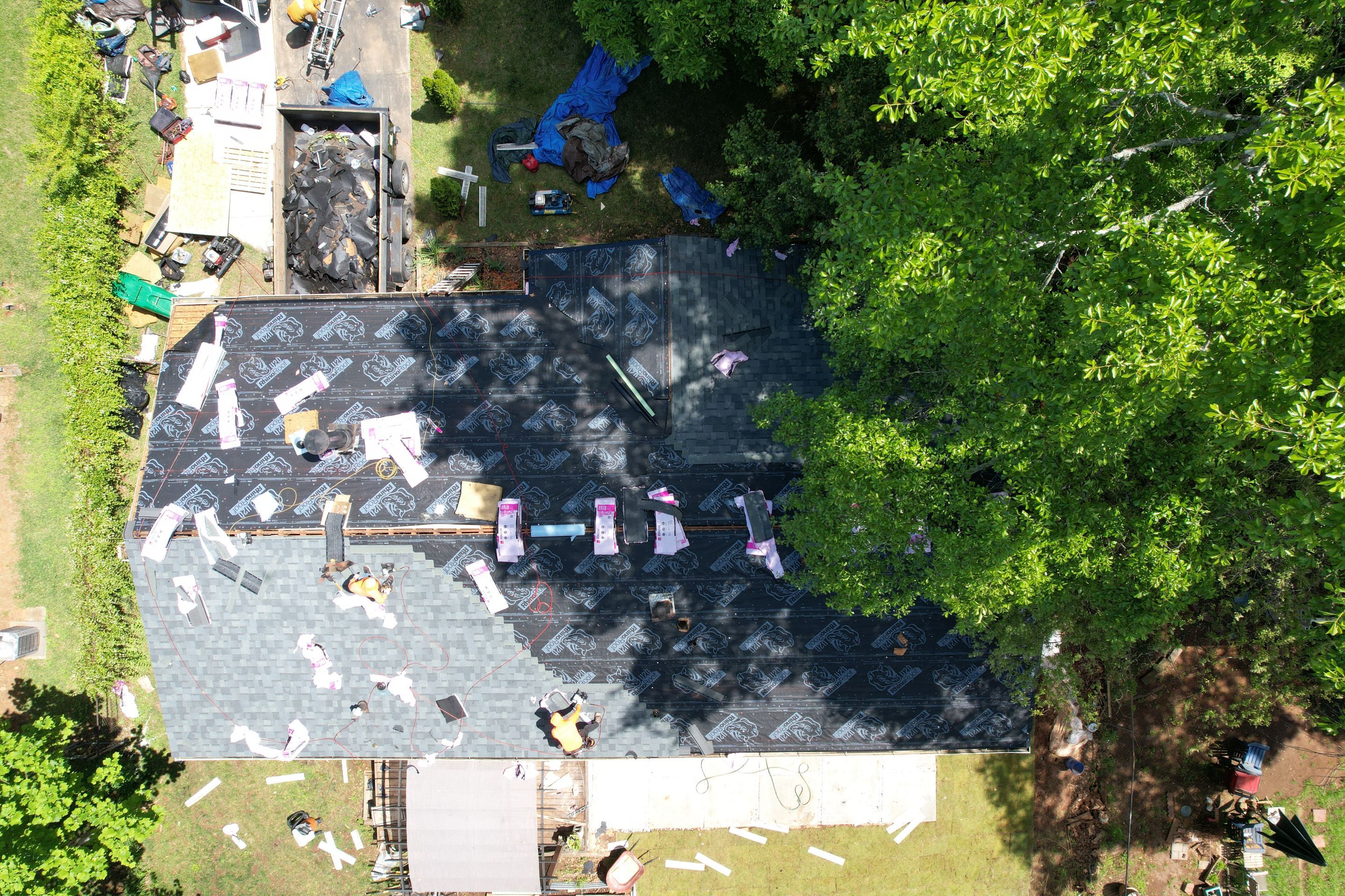 Residential Roofing Installation using Owens Corning by Inspector Roofing and Restoration