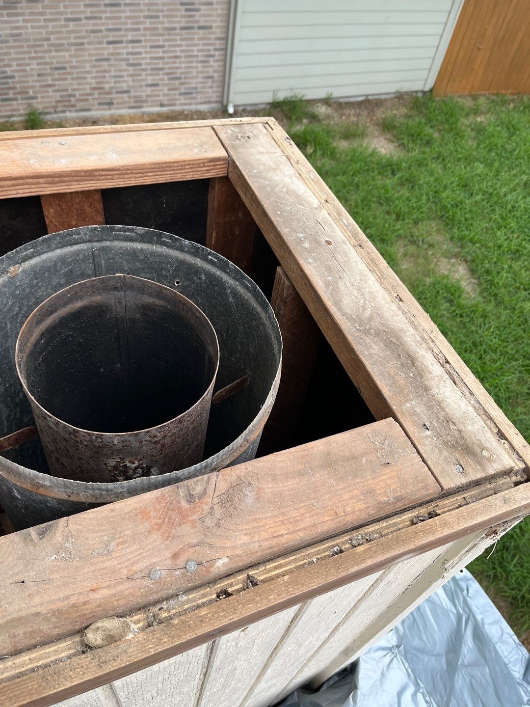 Chimney Cap Replacement using Custom Fabricated Steel by Lighthouse Roofing