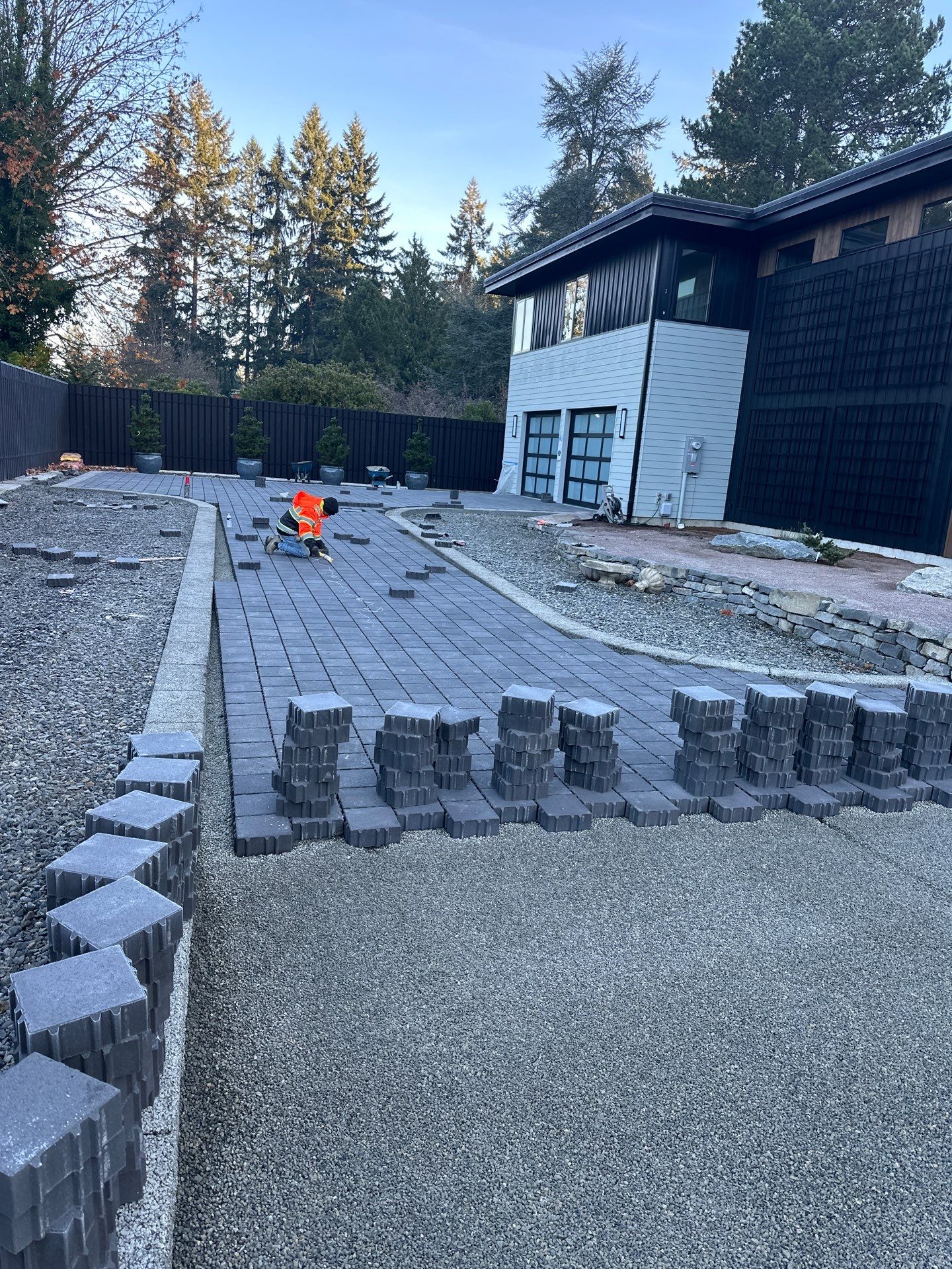 Permeable Pavers Driveway by Jireh Asphalt & Concrete Inc 