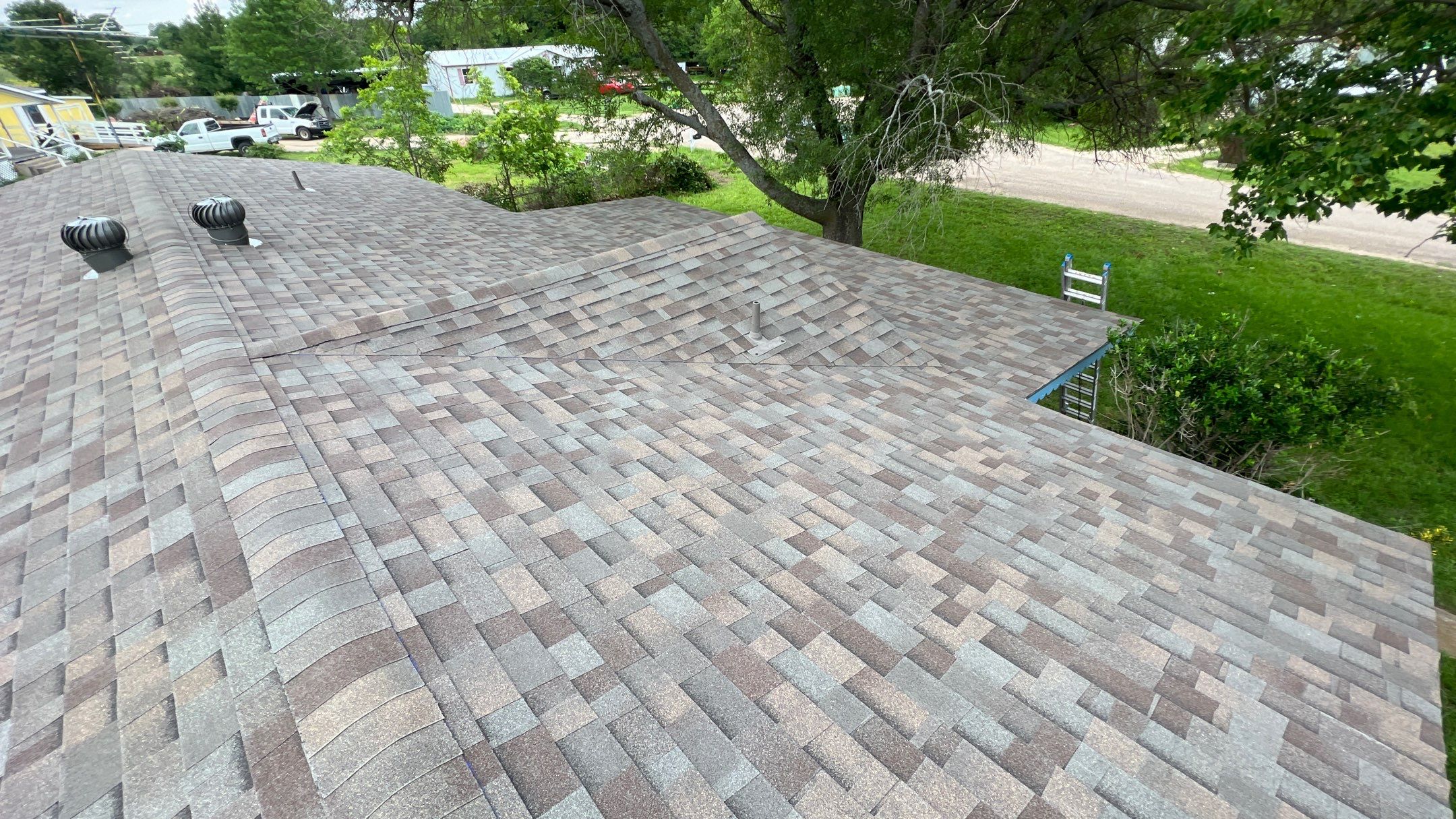 Residential Roofing Installation using Malarkey Vista AR by Harvey Roofing & Construction