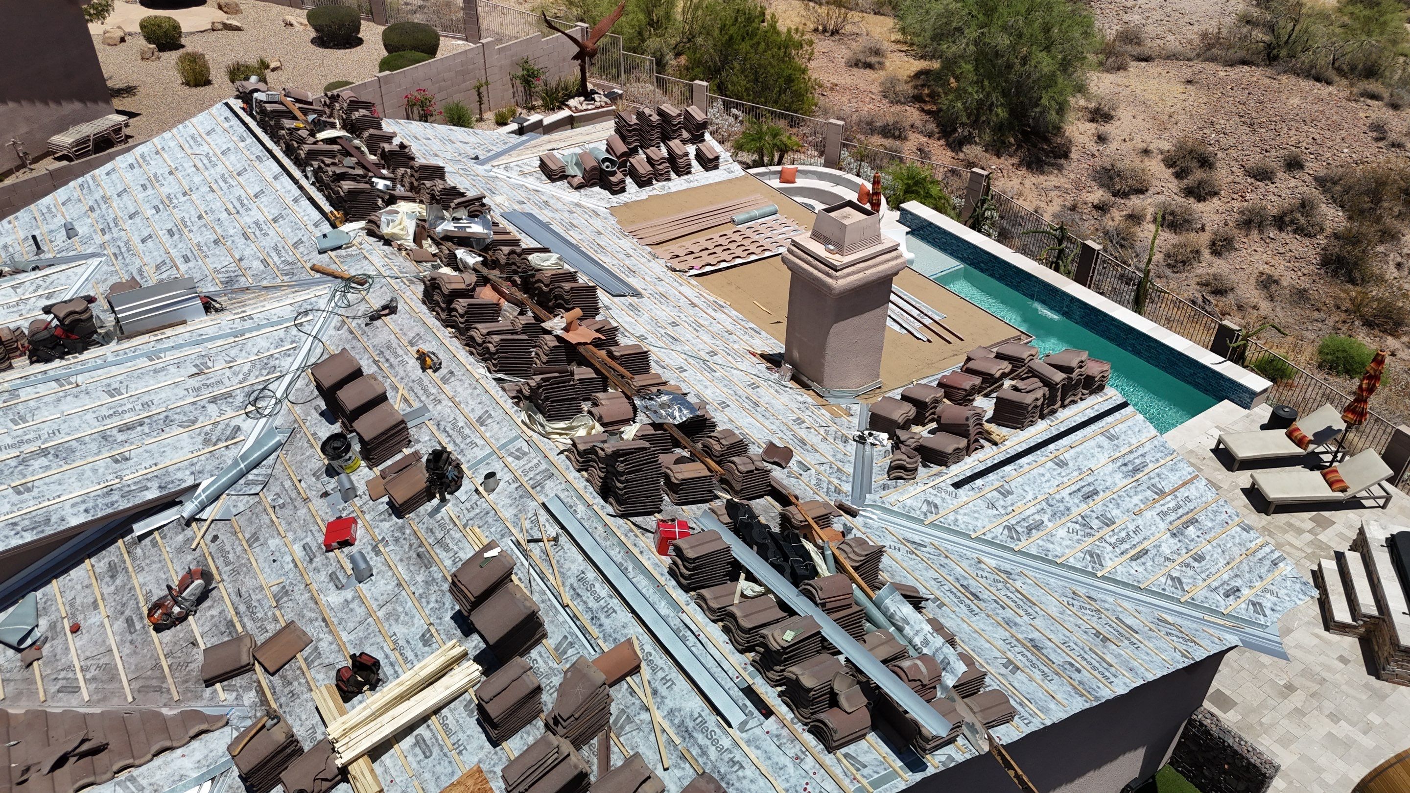 Project in Fountain Hills, AZ by Saint Roofing