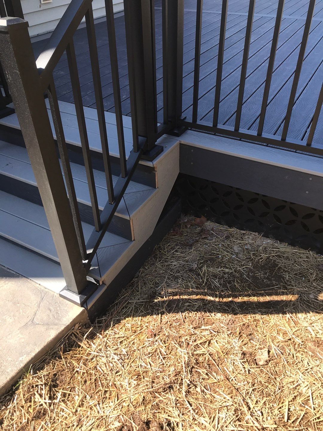 Deck Installation using Trex Decking and Railing  by Secure Construction Company Inc