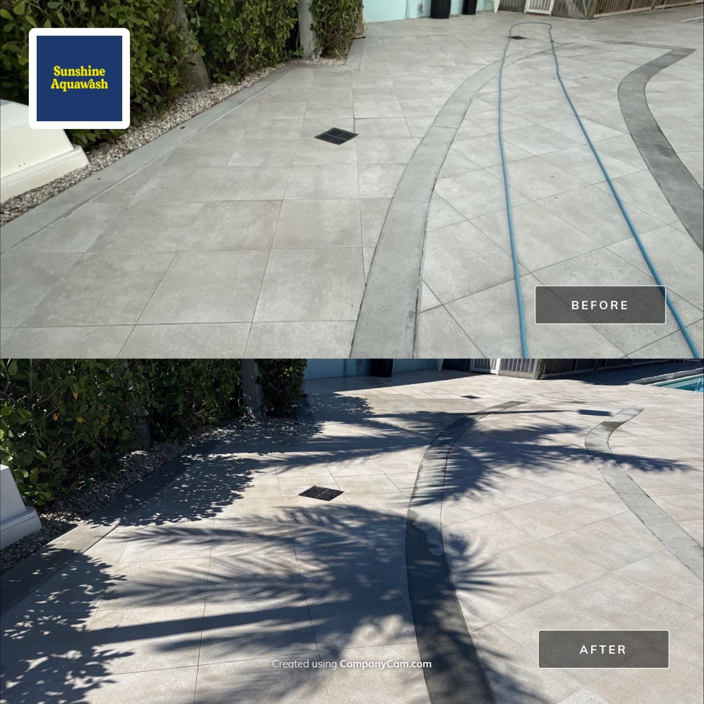 Hotel Pool Deck Cleaning at Compass Hotel Near Anna Maria, FL by Sunshine AquaWash