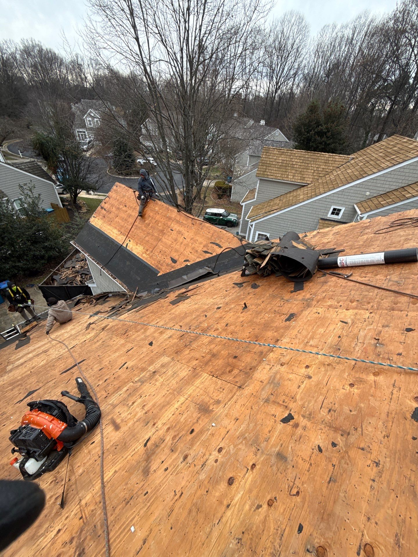 Reston :  Residential Roof Replacement with Brava Synthetic Cedar Shake Class C Natural  by RM Banning, Inc.