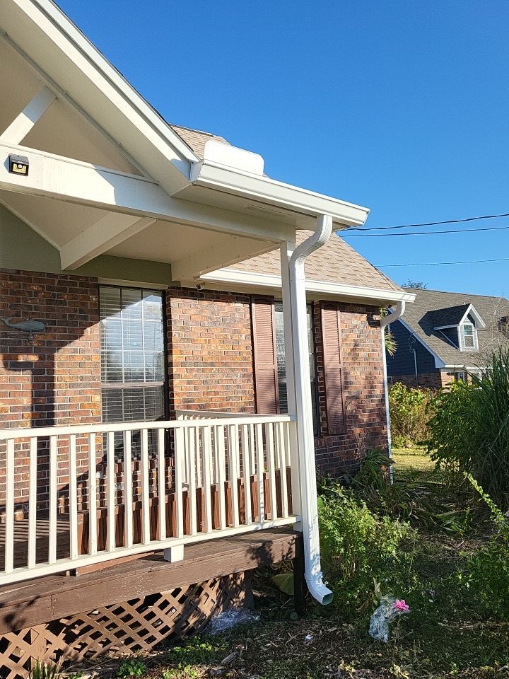 Gutter Installation using K-Style Seamless Gutters by Gutter Professors