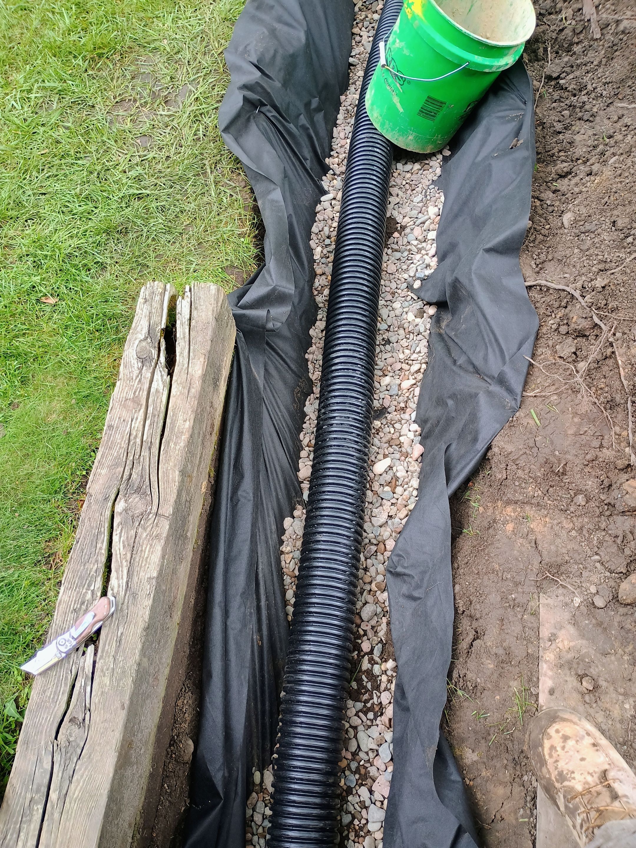 Richard’s Sump Pump Discharge Line Fix by Waterproofing Northeast